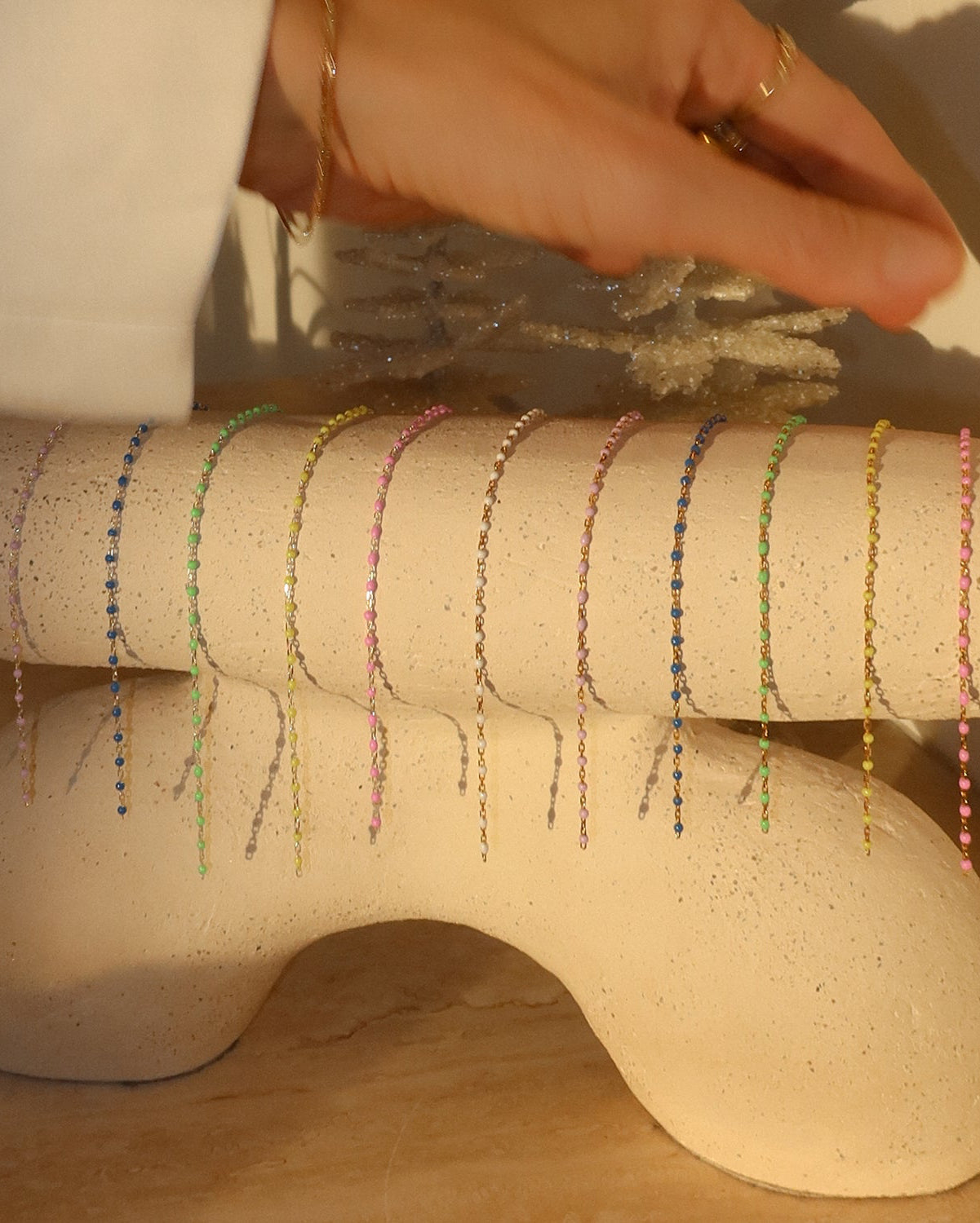 Lemon Candy Chain Bracelet