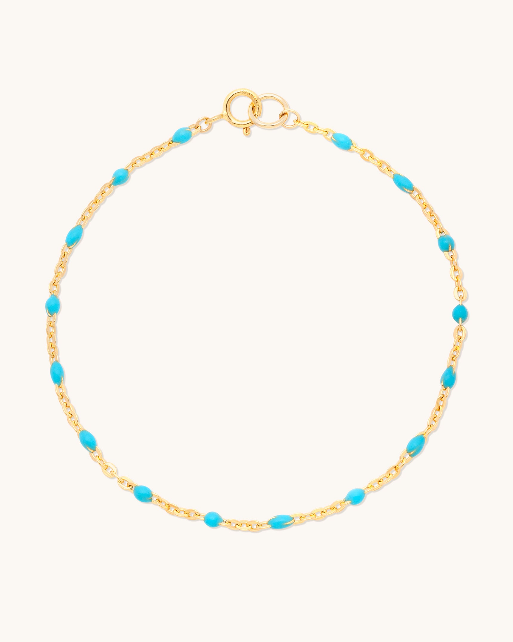 Turquoise Candy Chain Anklet