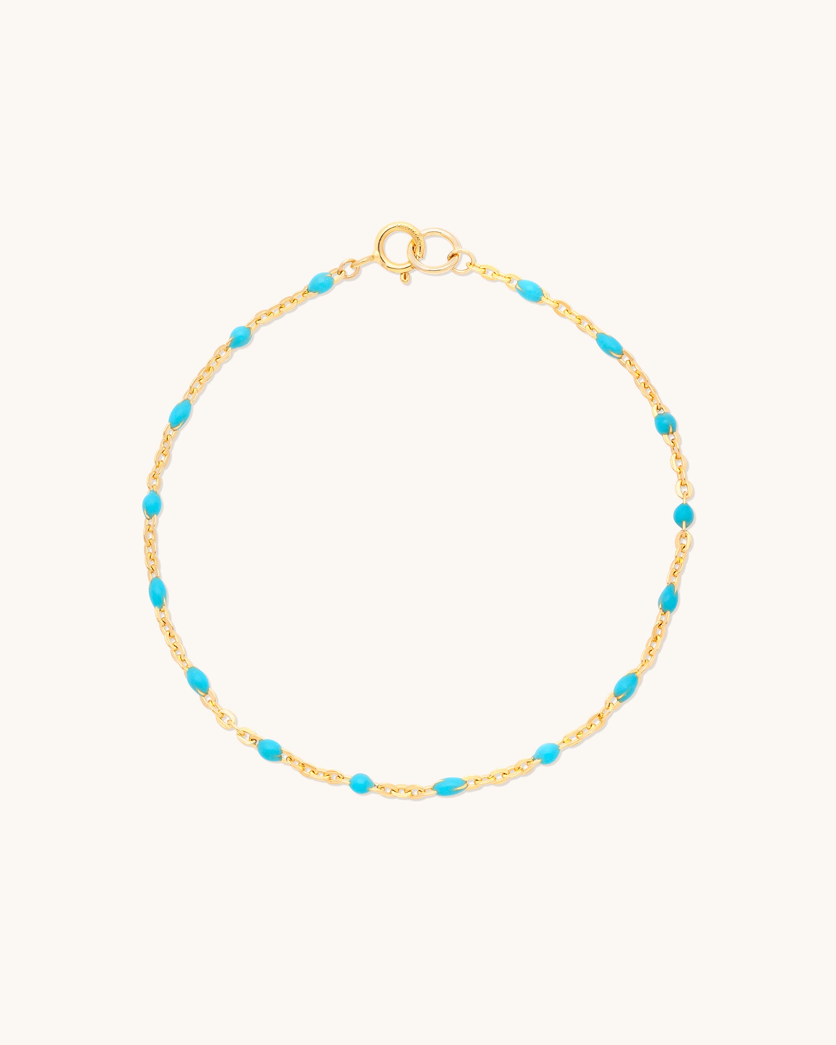 Turquoise Candy Chain Bracelet