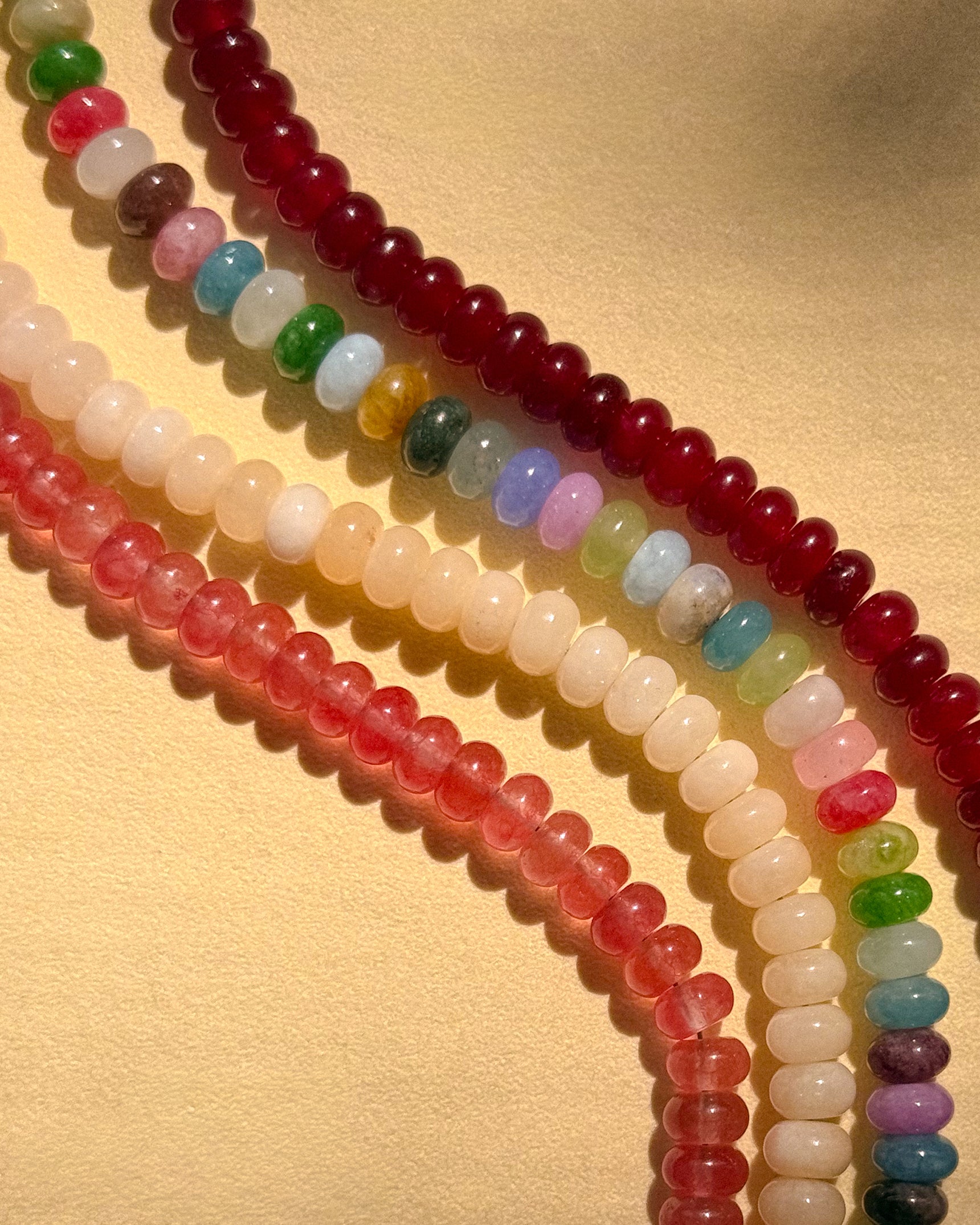 Cherry Quartz Gemstone Necklace