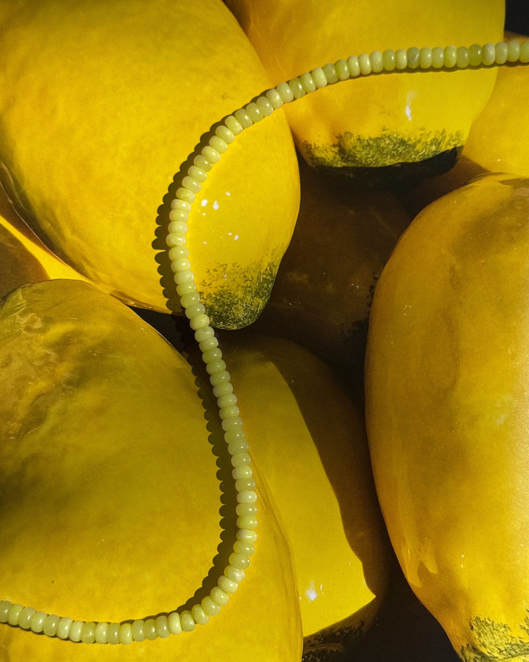 Citron Gemstone Necklace