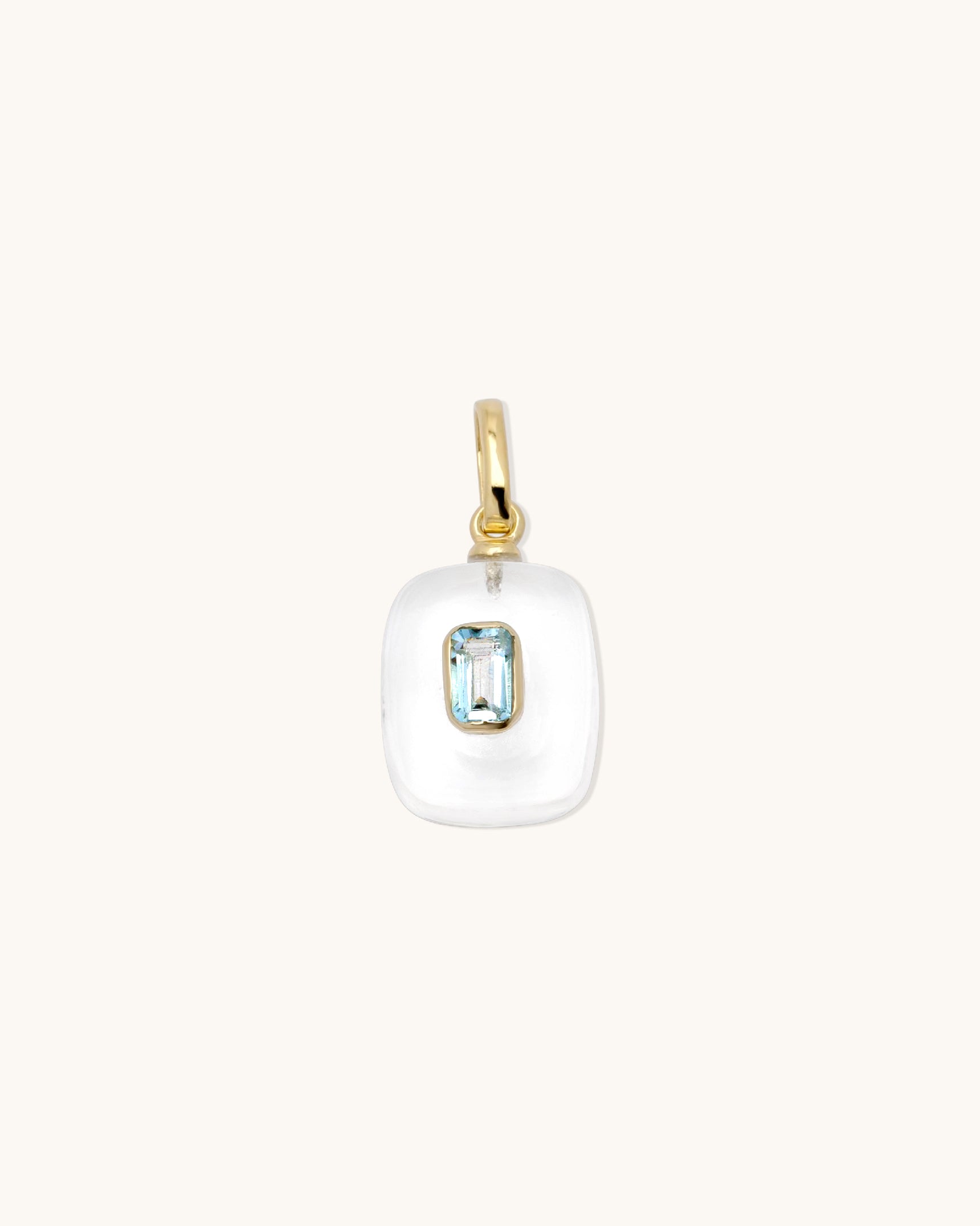 Clear Quartz Birthstone Pendant