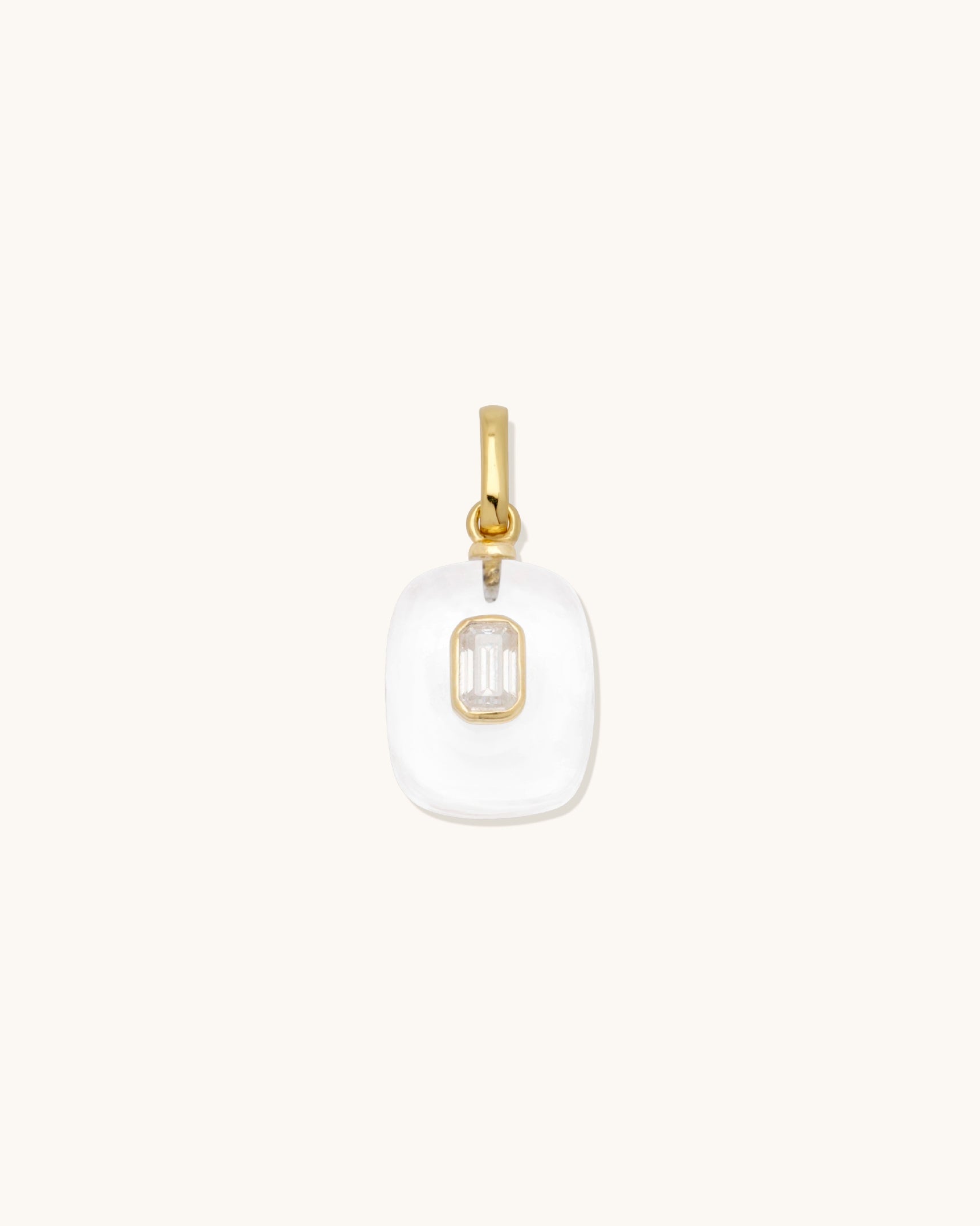 Clear Quartz Birthstone Pendant