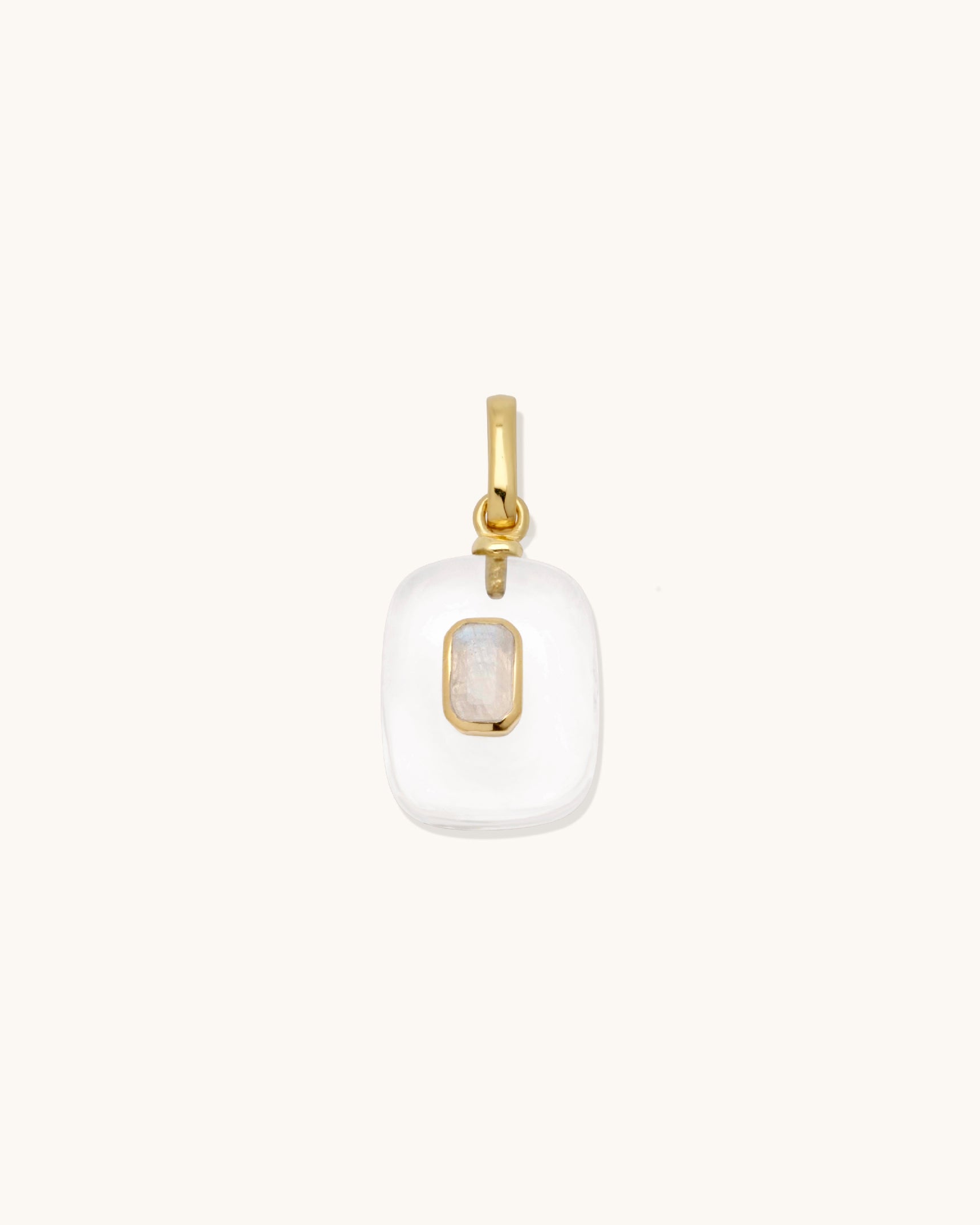 Clear Quartz Birthstone Pendant
