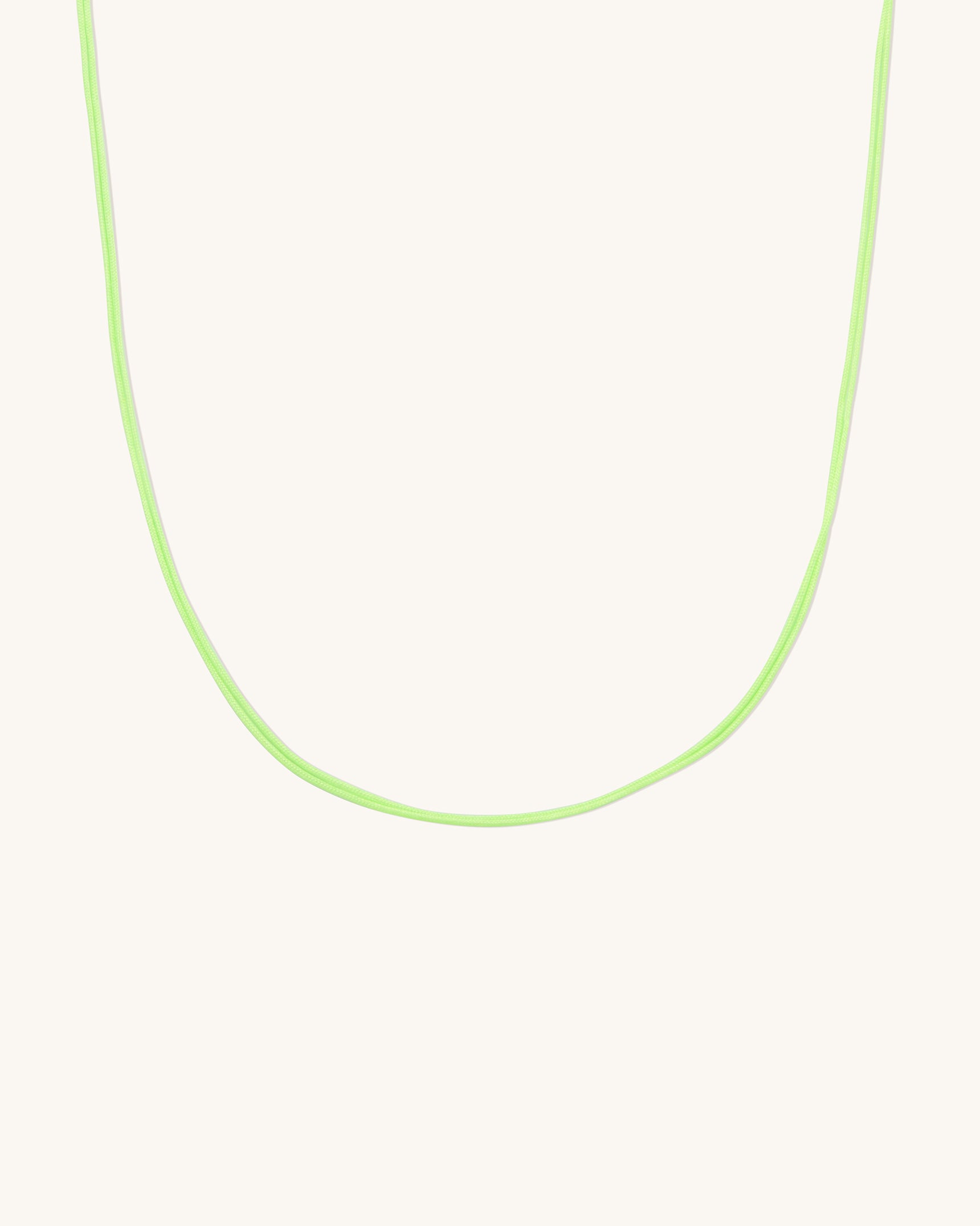 Colored Cord Necklace