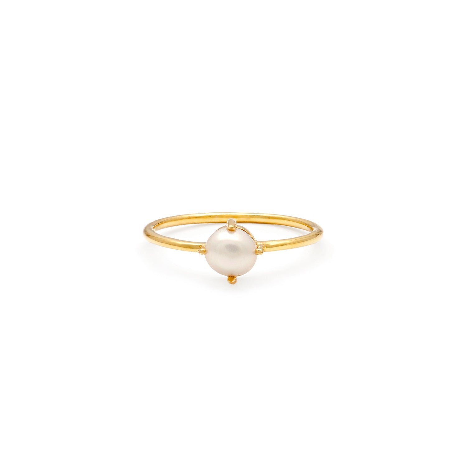 Compass Pearl Ring