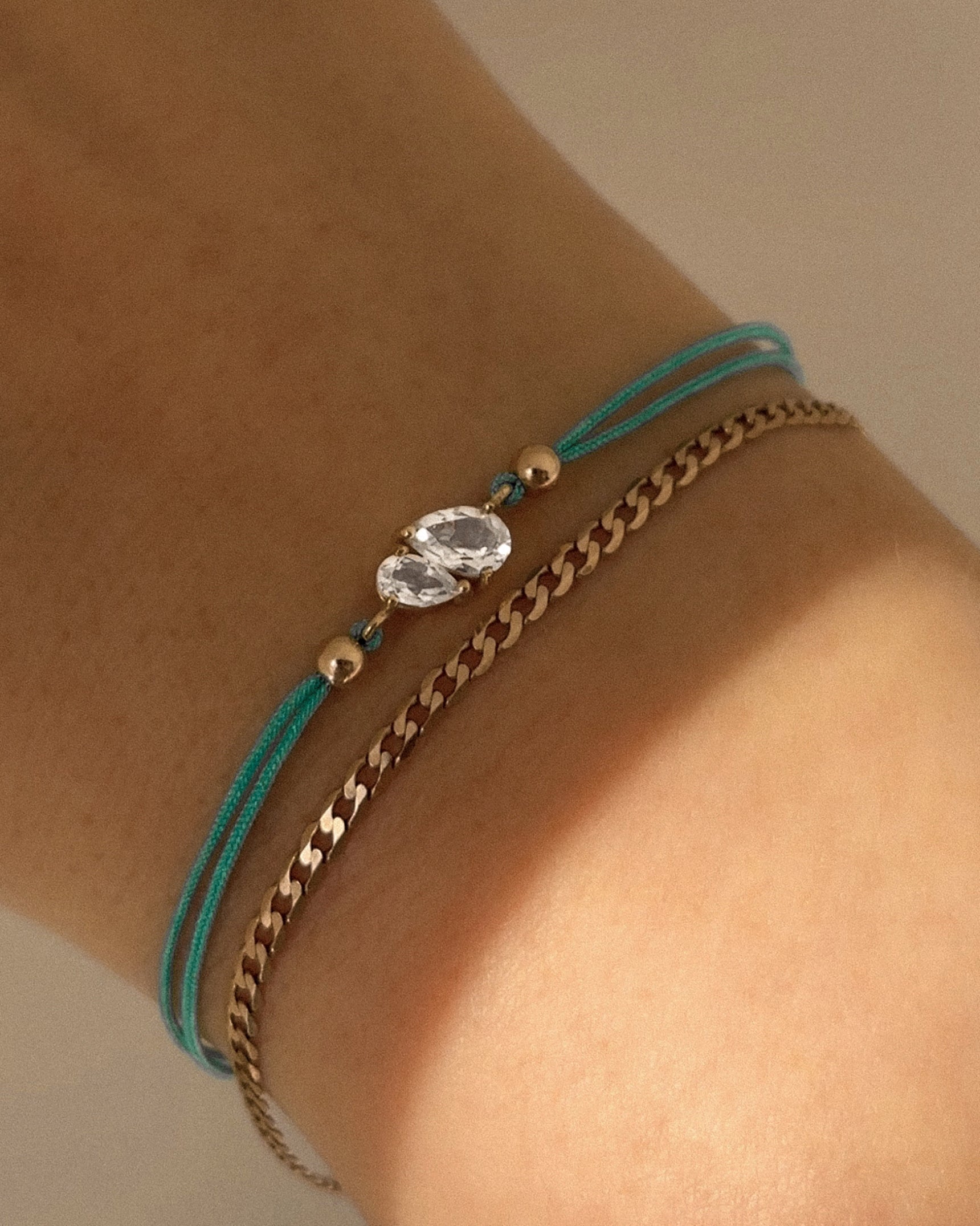 Colored Cord Toi Et Moi Bracelet