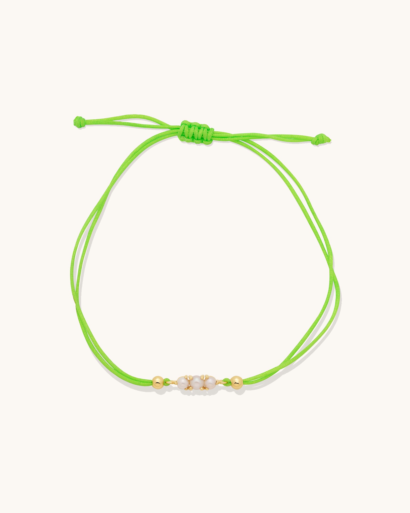 Colored Cord Circa Pearl Bracelet