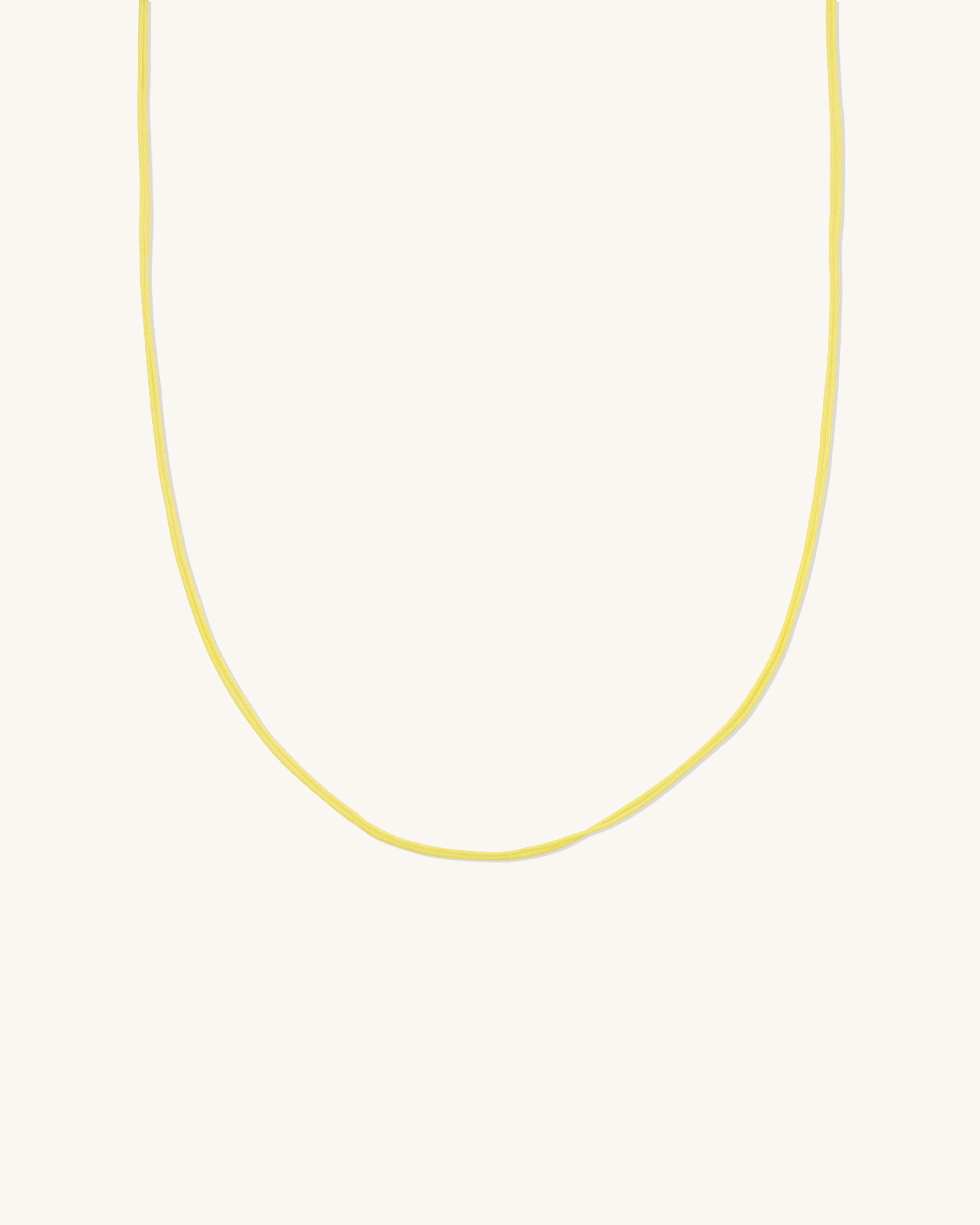 Colored Cord Necklace