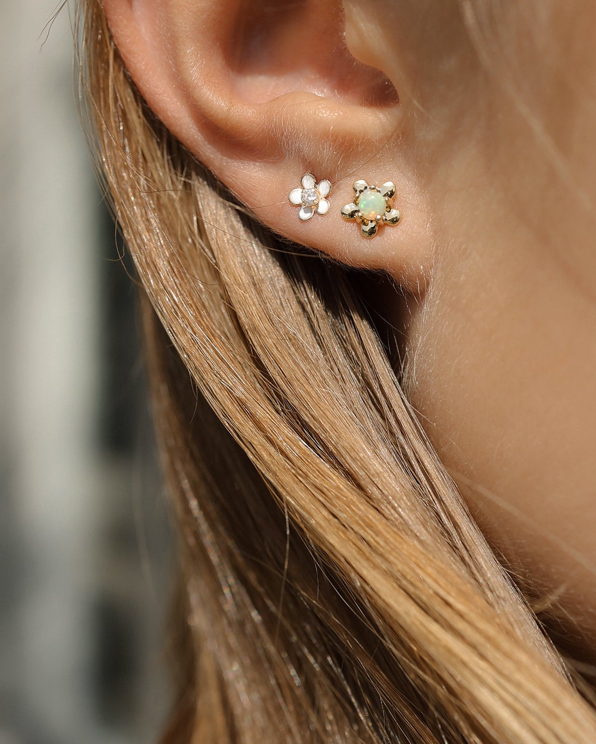 Daisy Opal Studs