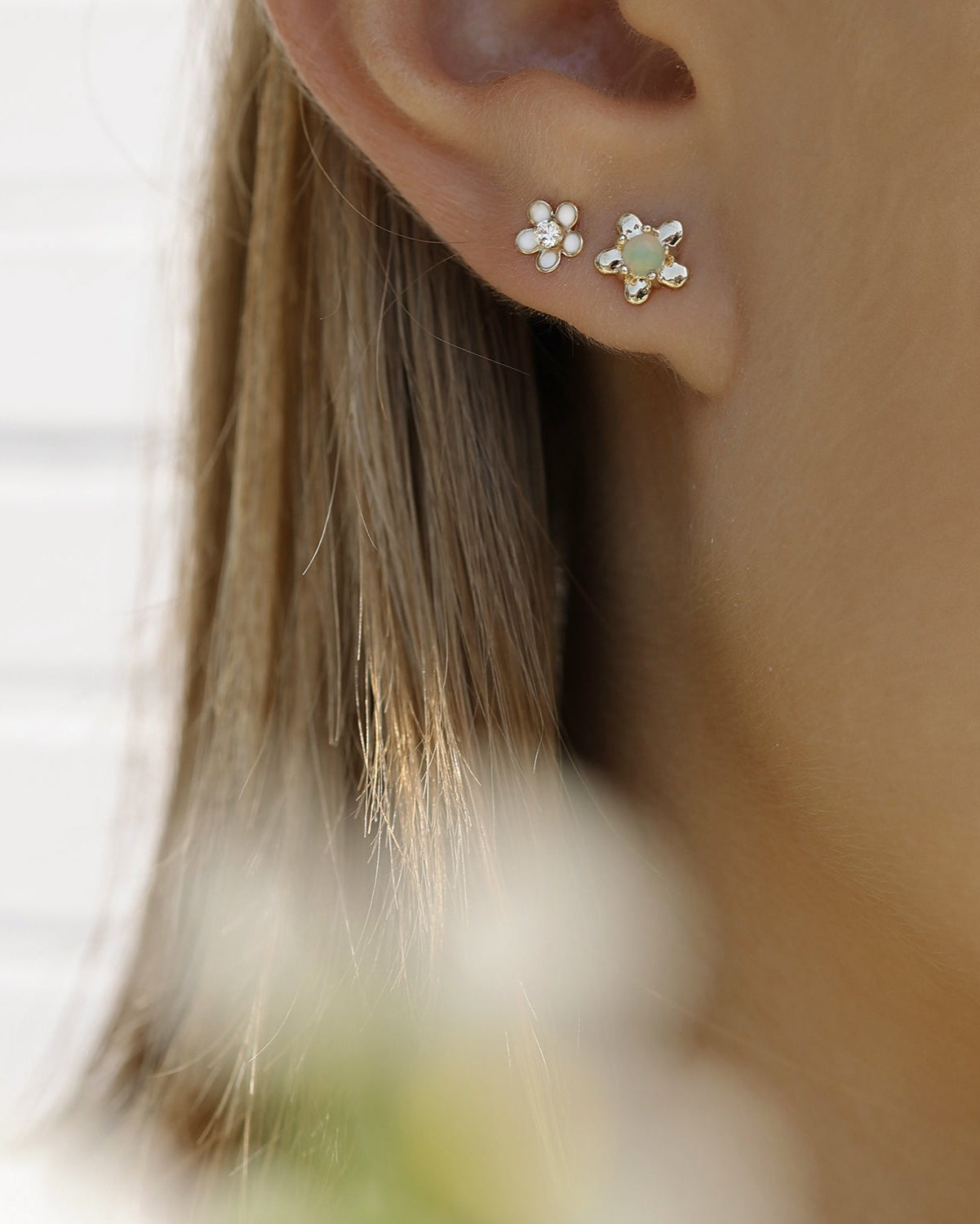 Daisy Opal Studs