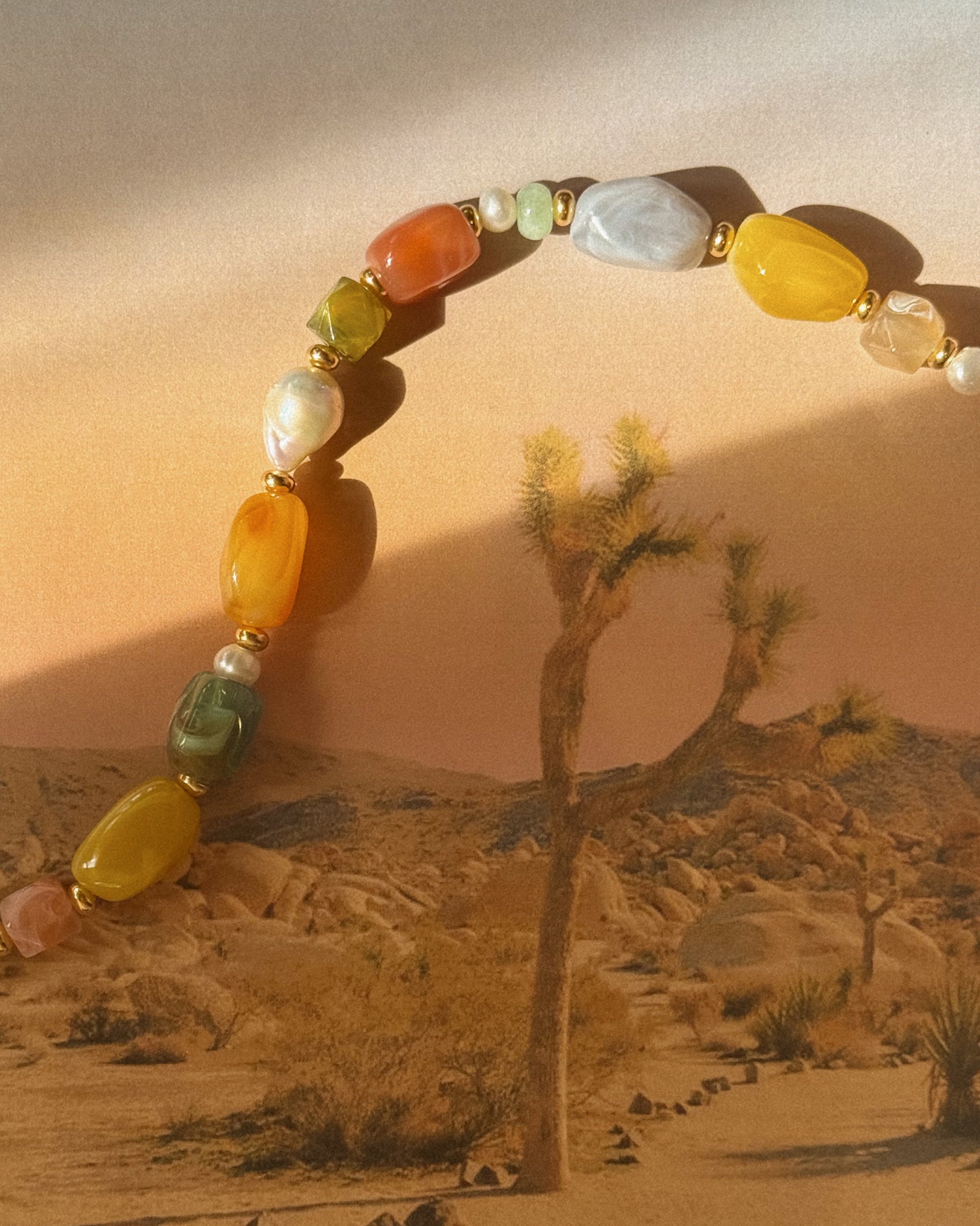 Desert Pearl Phone Wristlet