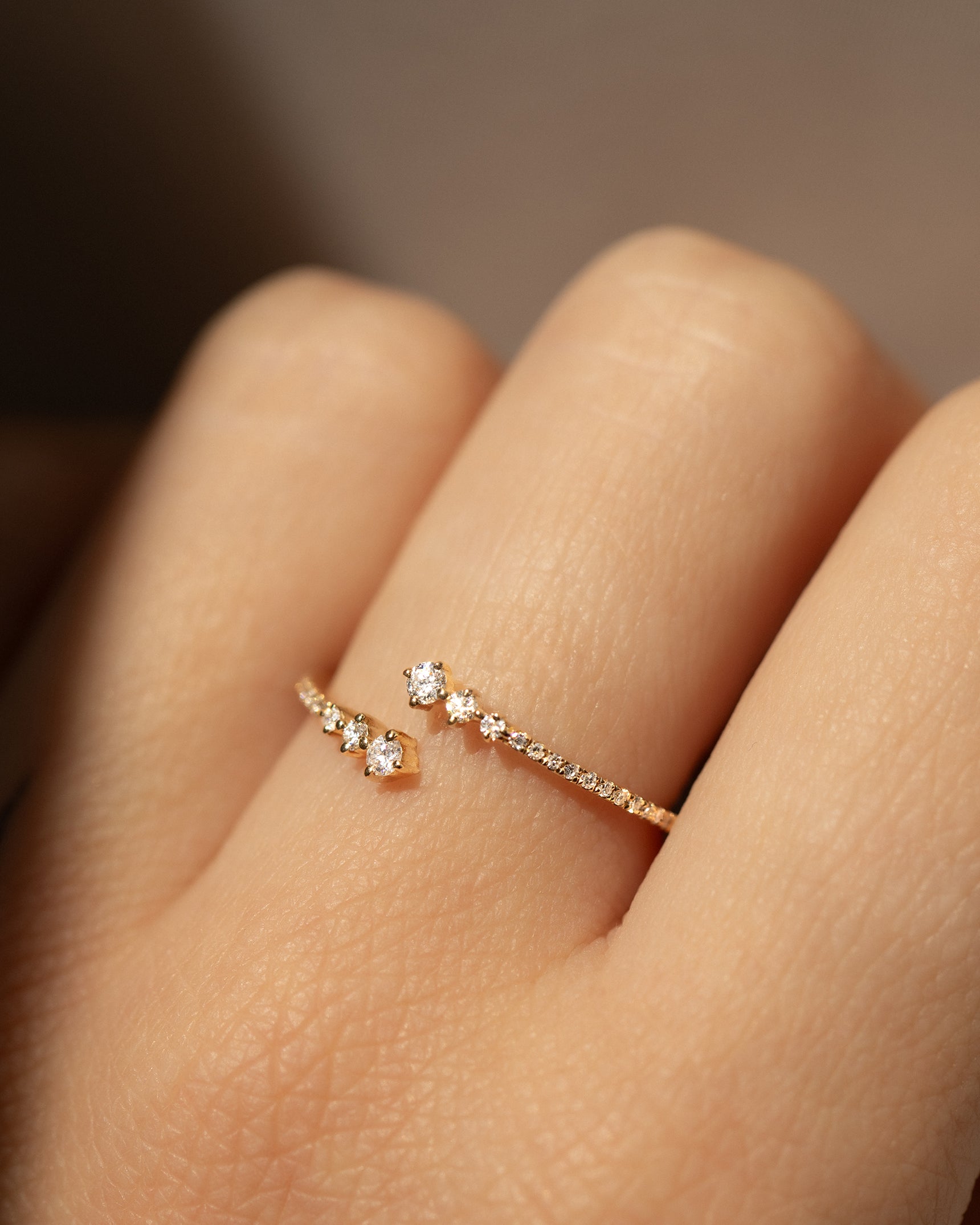 Diamond 14K Wrap Ring