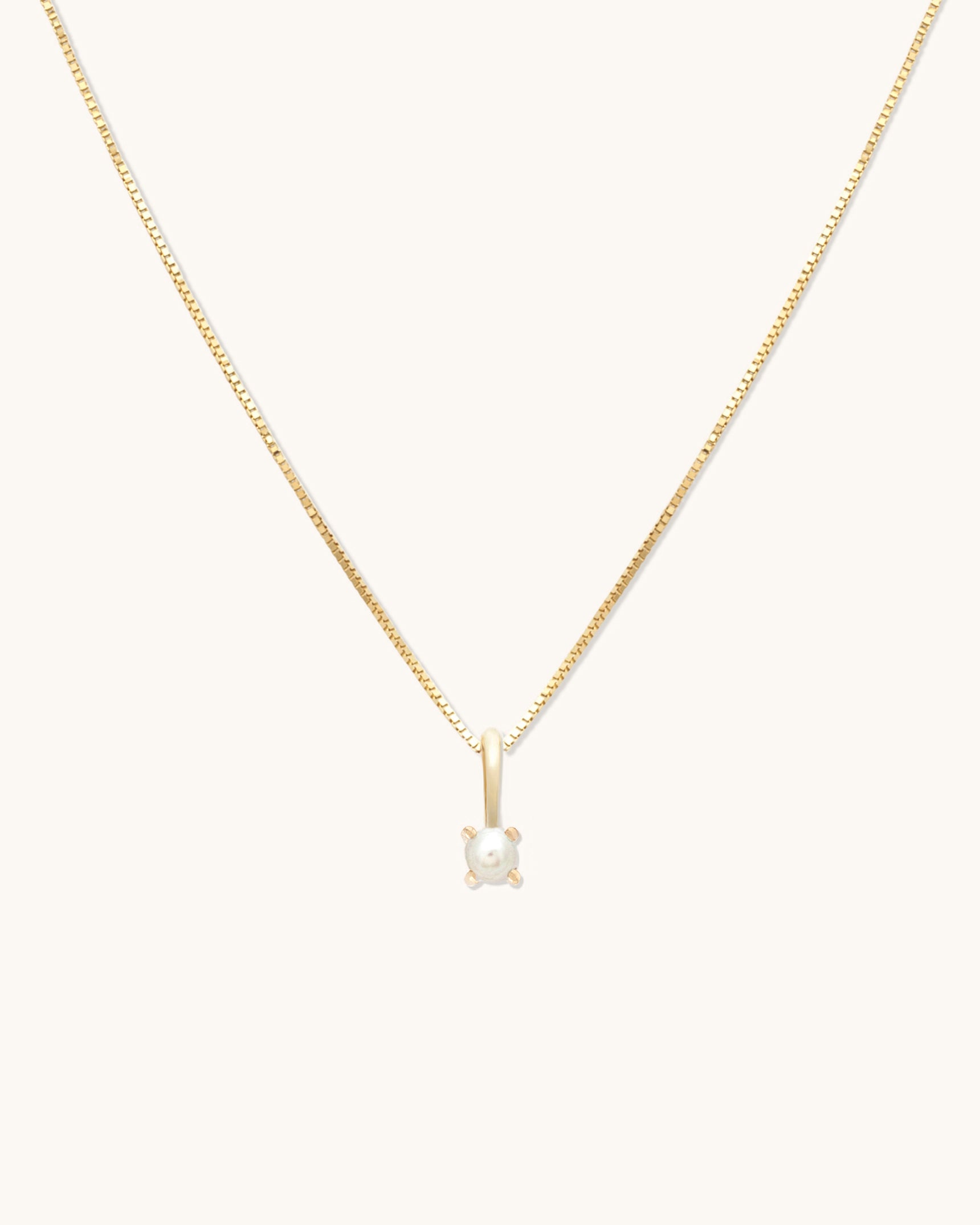 Pearl Birthstone Necklace