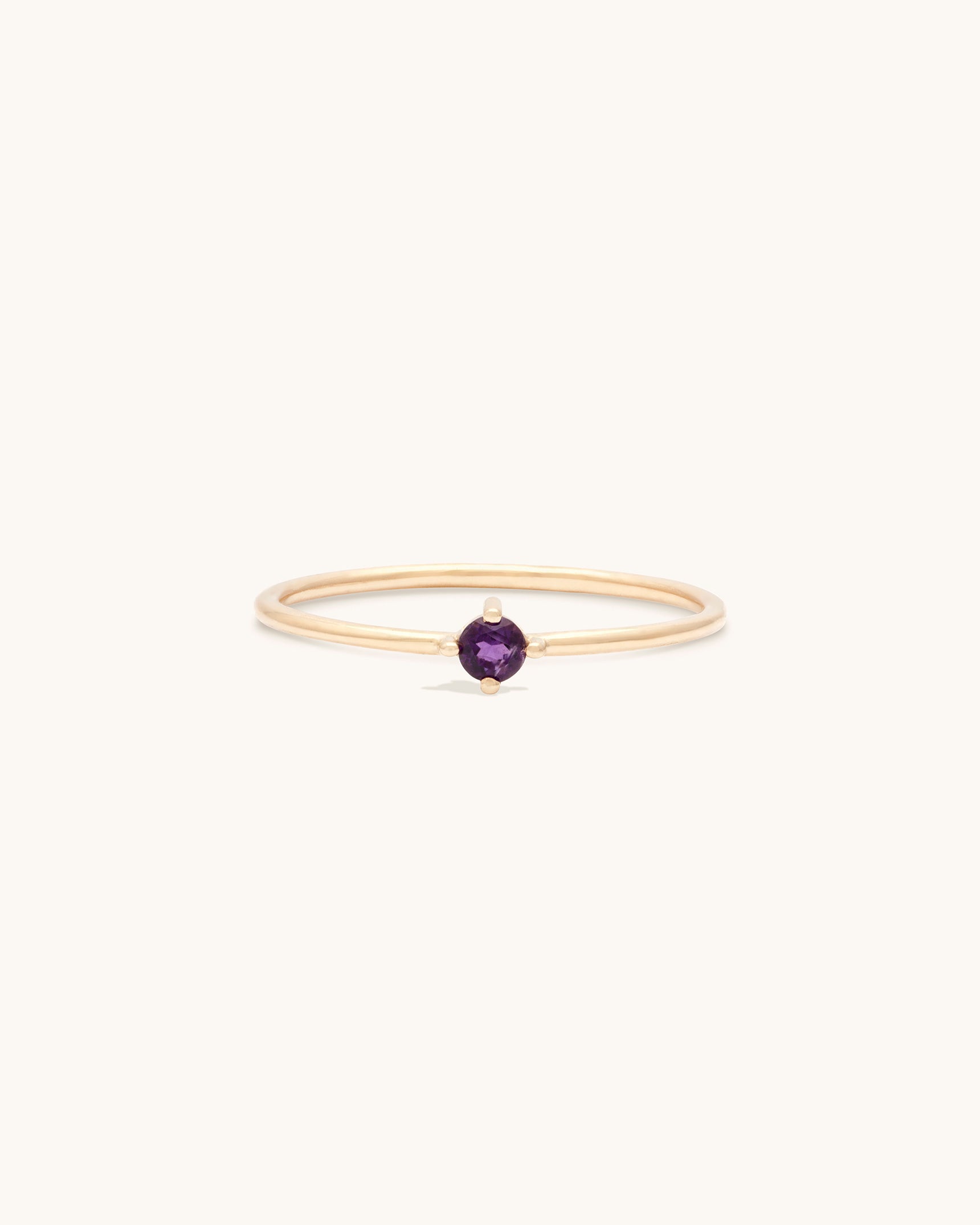 Amethyst Birthstone Ring