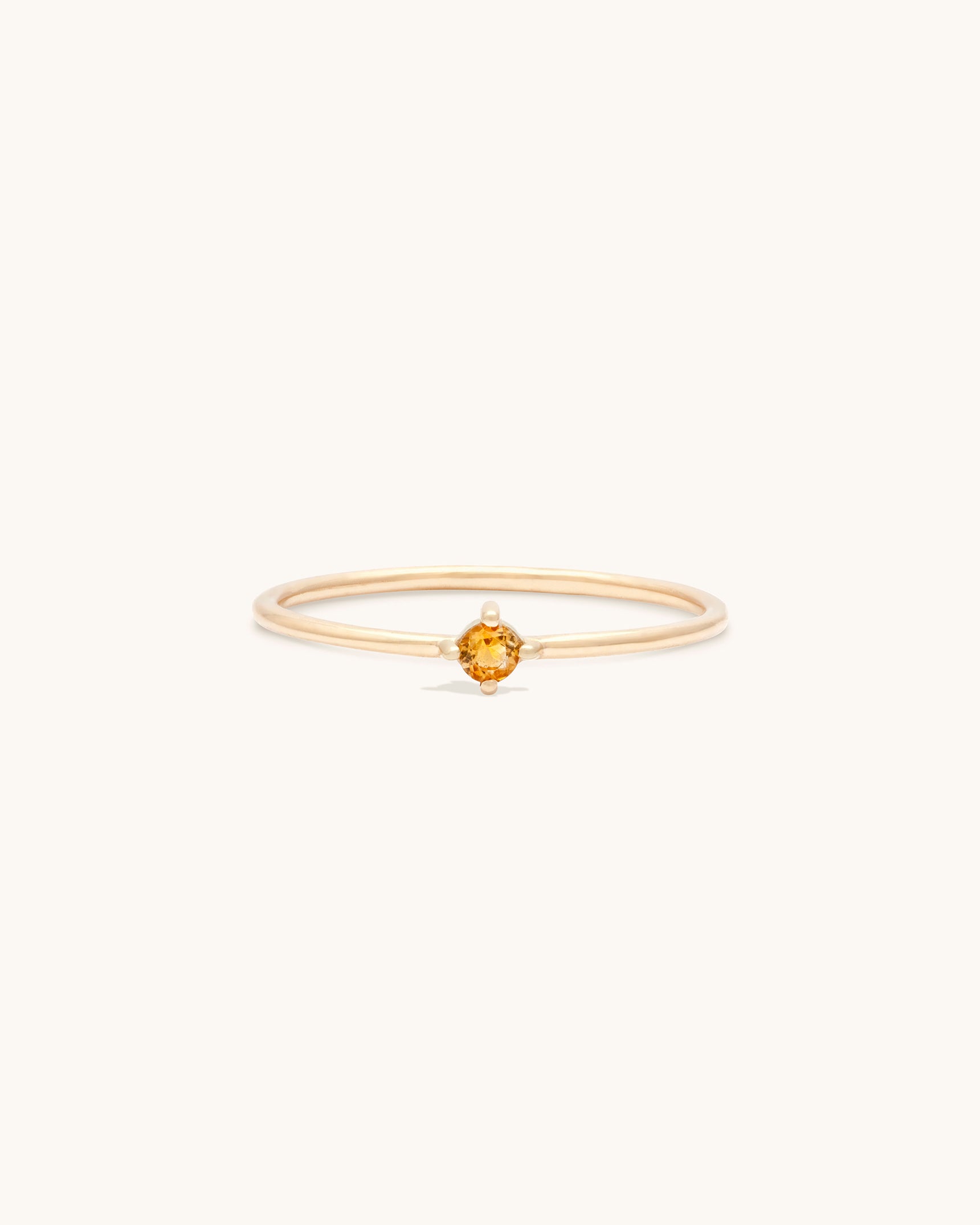 Citrine Birthstone Ring