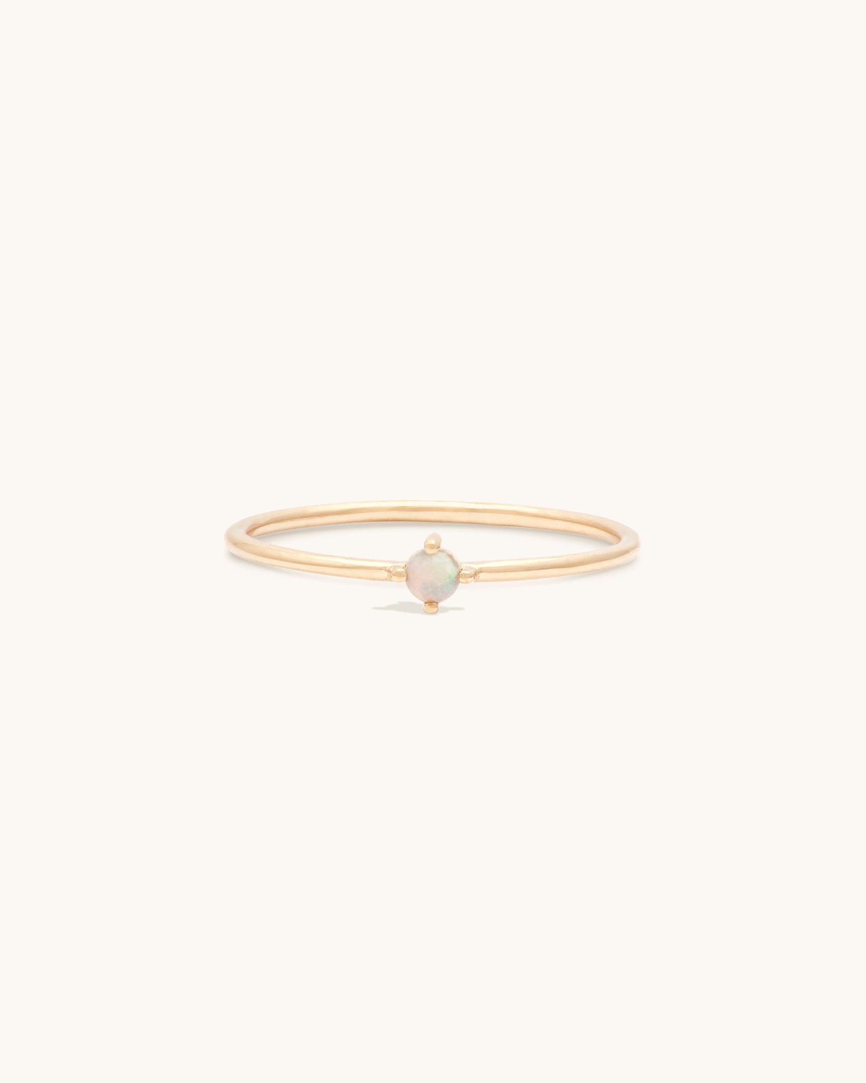 Opal Birthstone Ring