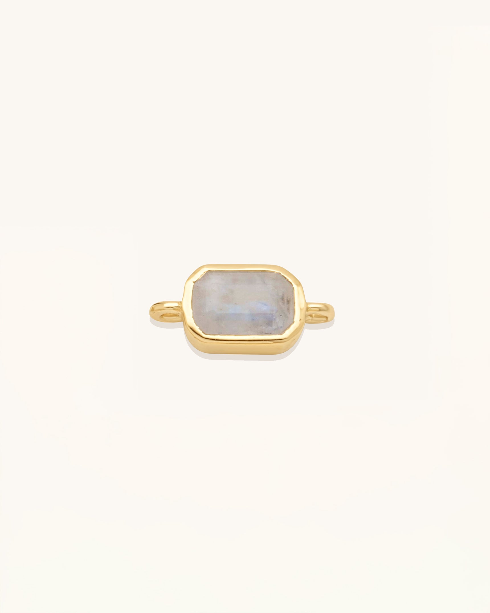 Emerald Cut Gemstone Connector