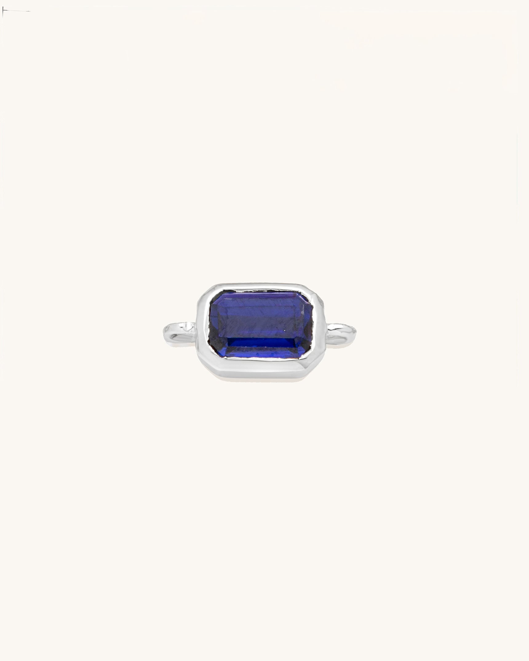 Emerald Cut Gemstone Connector