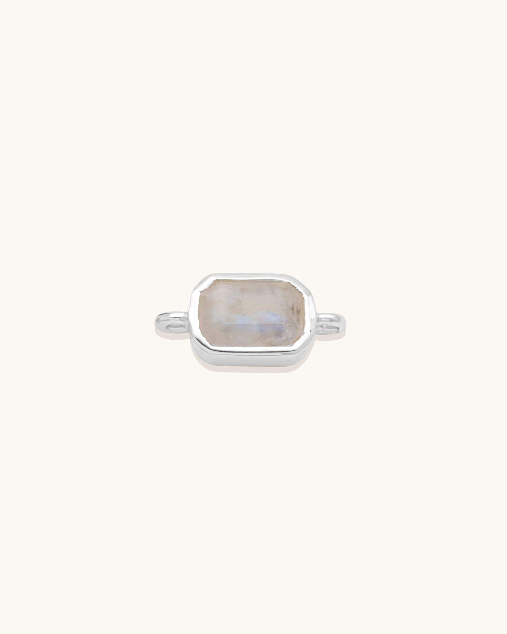 Emerald Cut Gemstone Connector