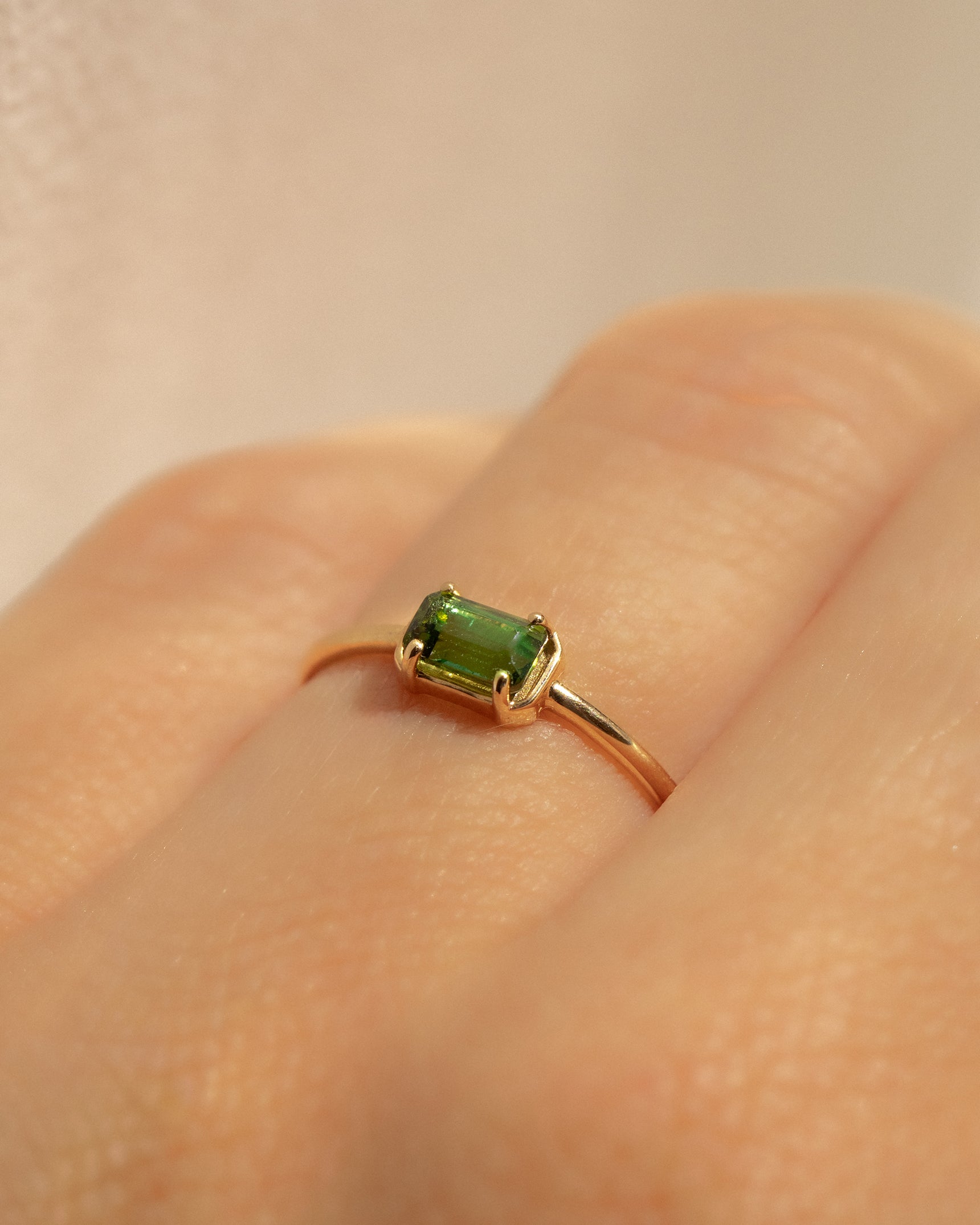 Esmé Green Tourmaline 14K Ring