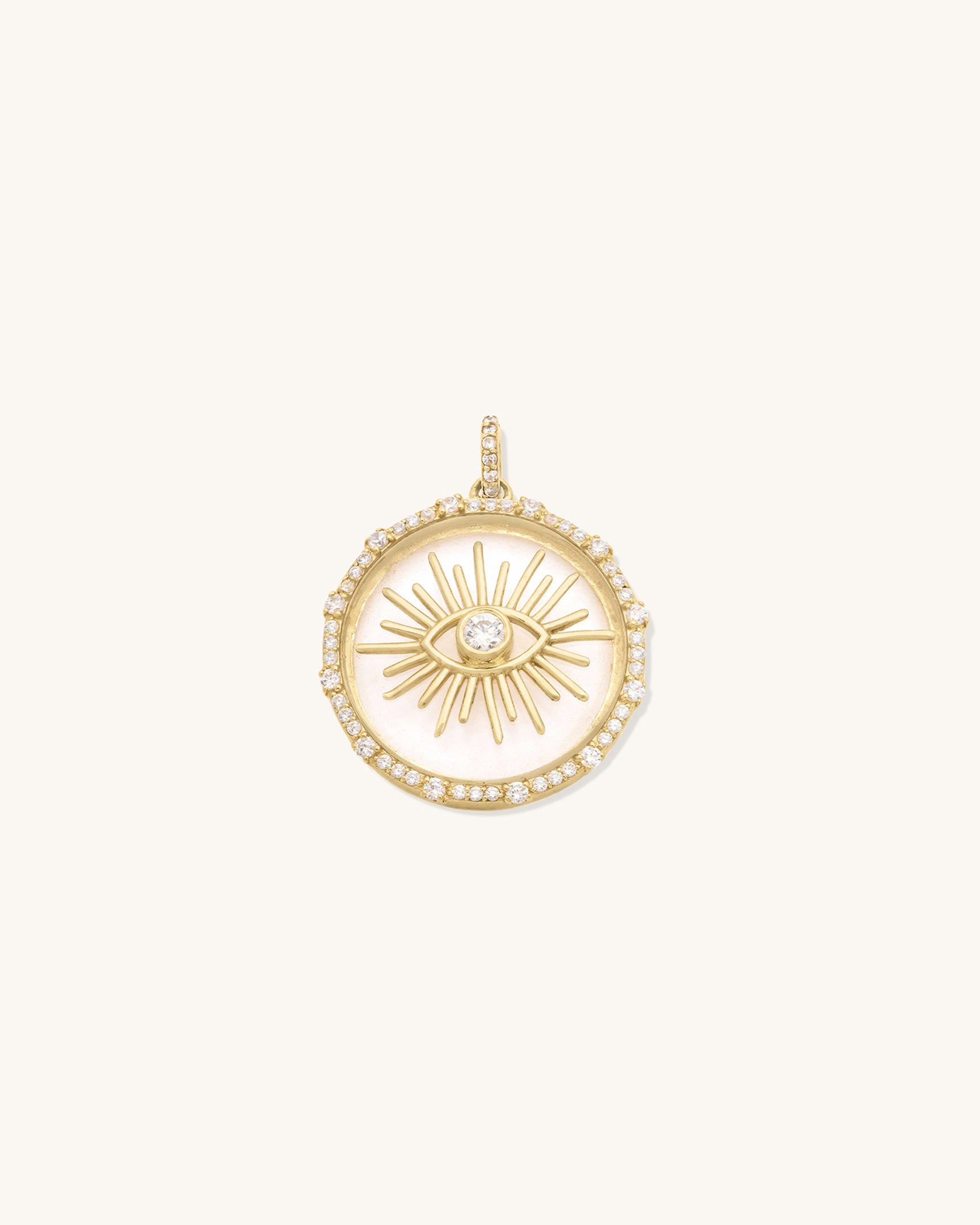 Evil Eye Sunburst Pendant