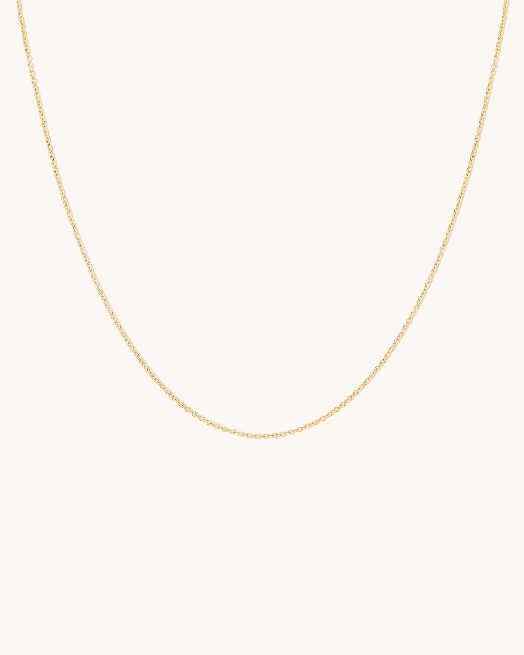 Extra Fine Cable Chain Necklace