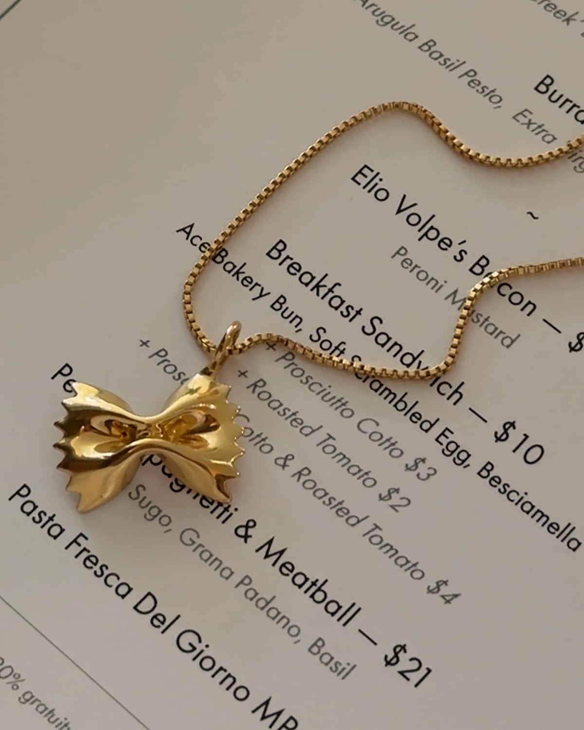 Farfalle Necklace