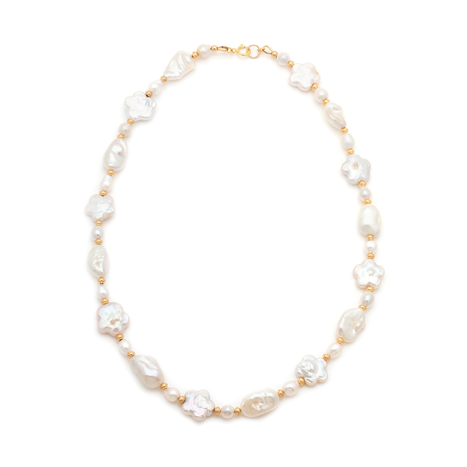Flower Pearl Necklace