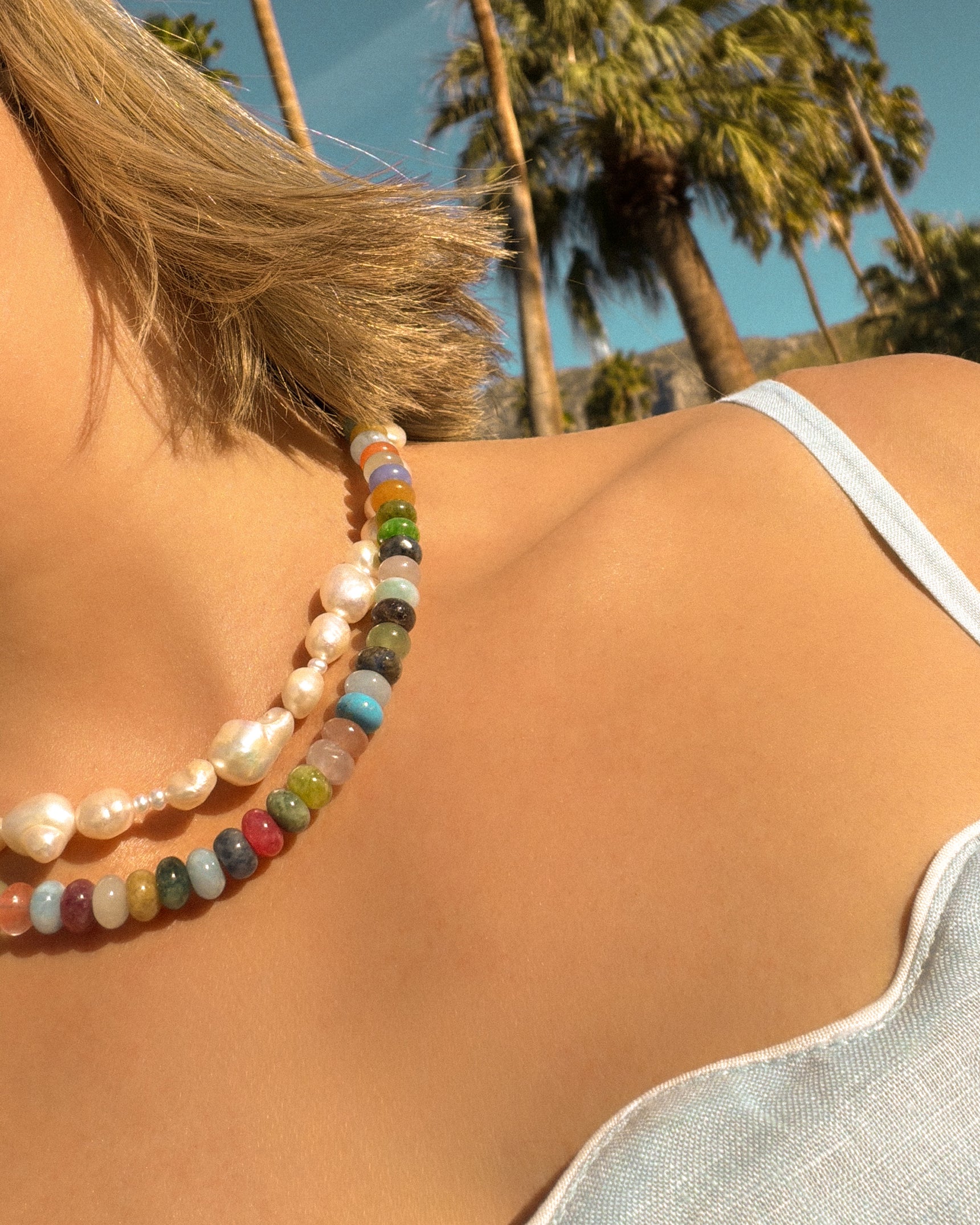 Garden Party Gemstone Necklace