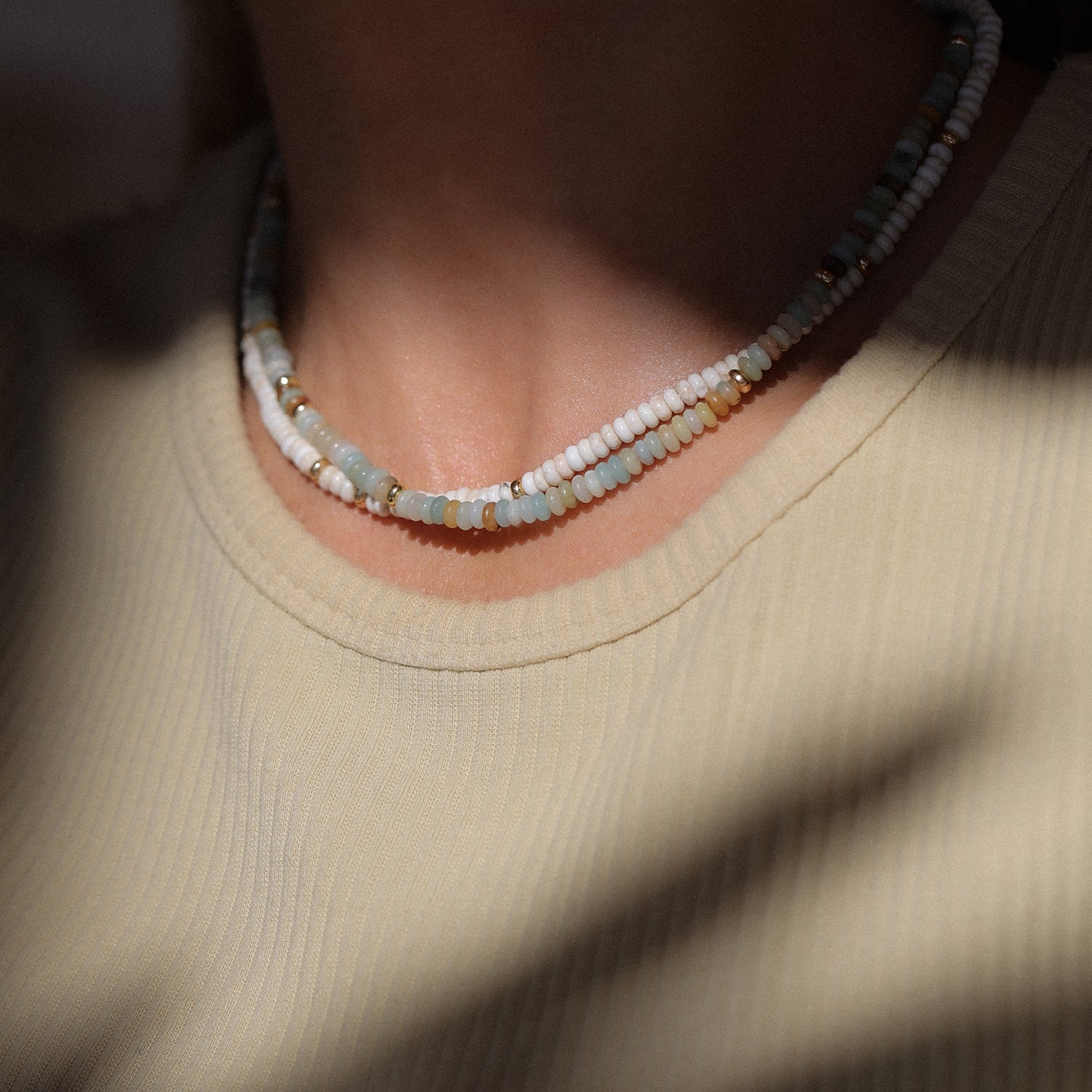 Peruvian Opal Gemstone Necklace