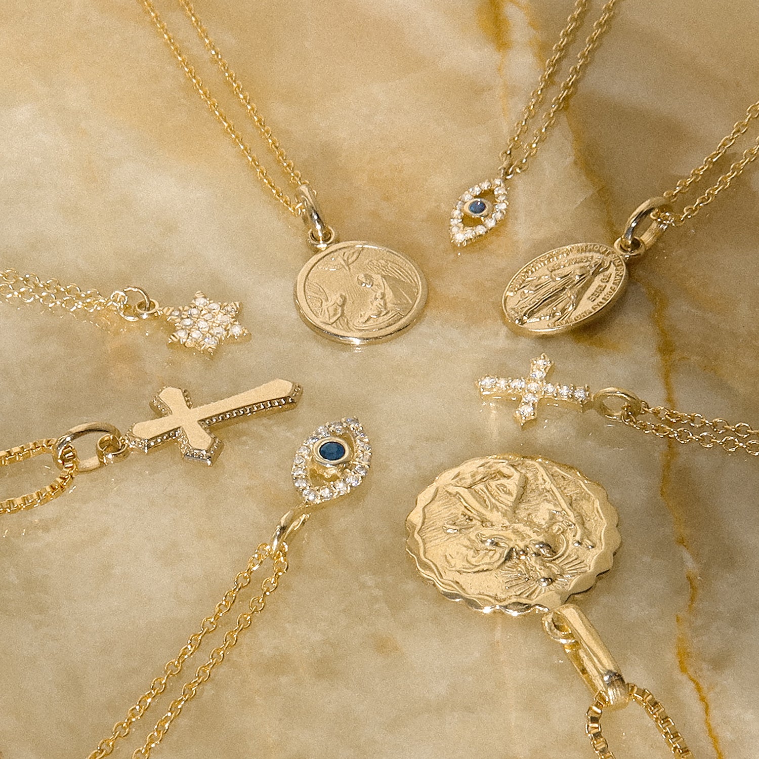 Gold Cross Necklace