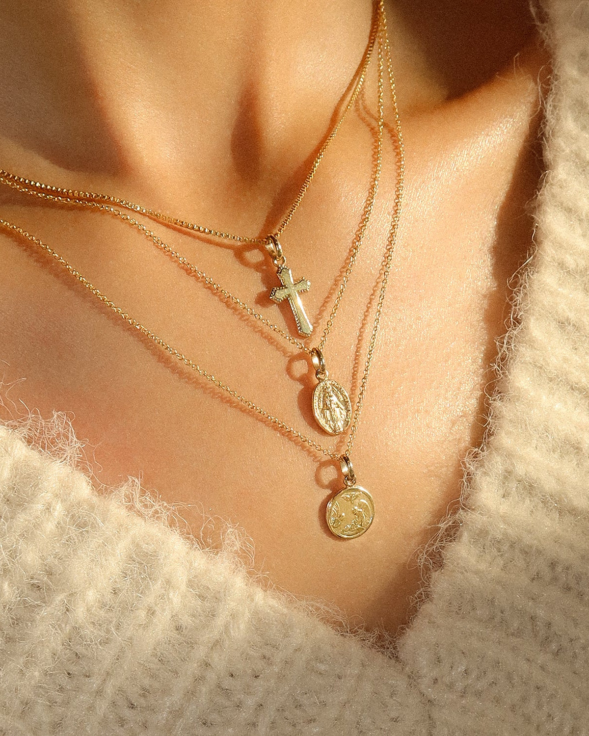 Gold Cross Pendant