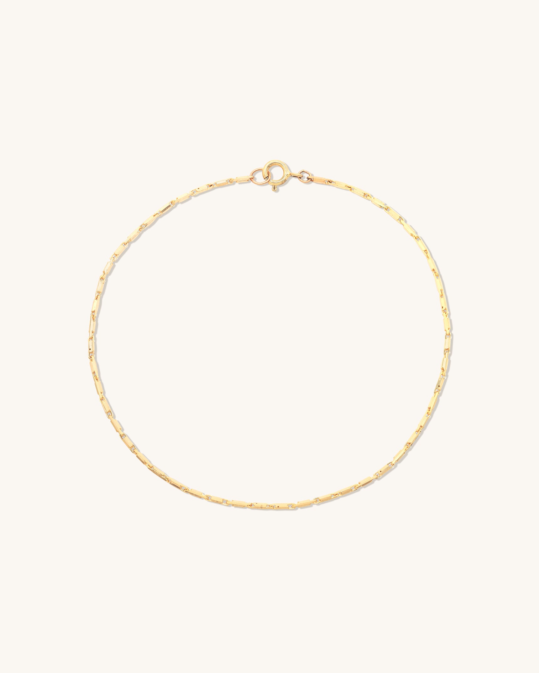 Golden Line Chain Bracelet