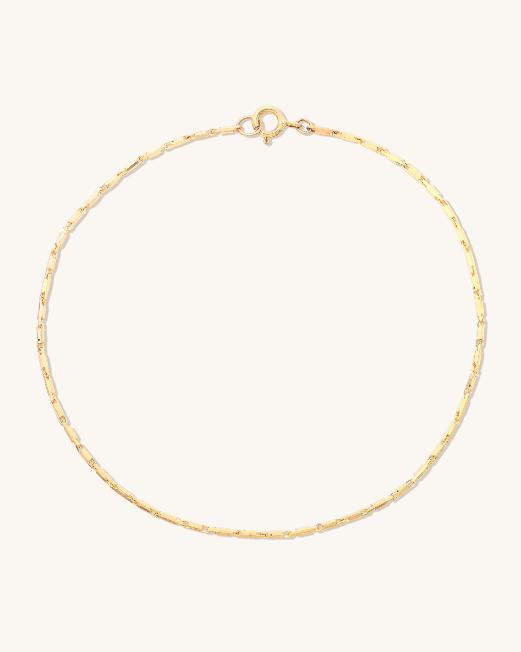 Golden Line Chain Anklet
