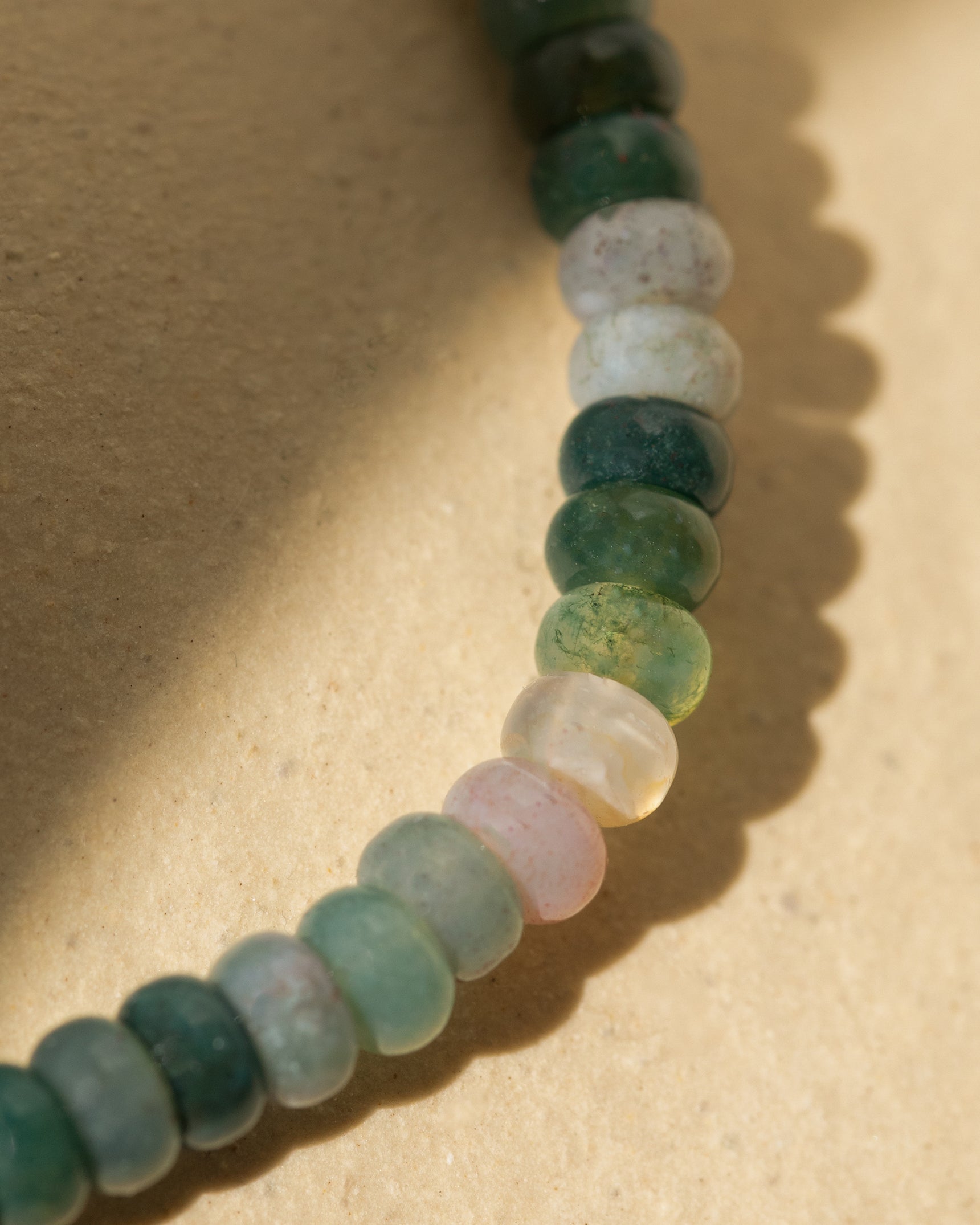 Green Agate Gemstone Bracelet