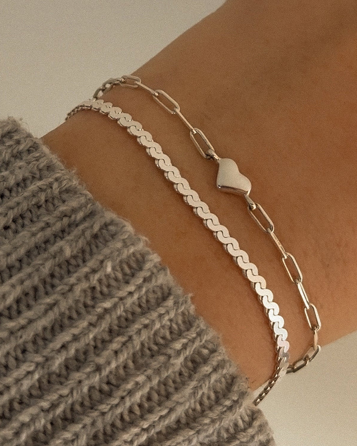 Heart Connector Bracelet