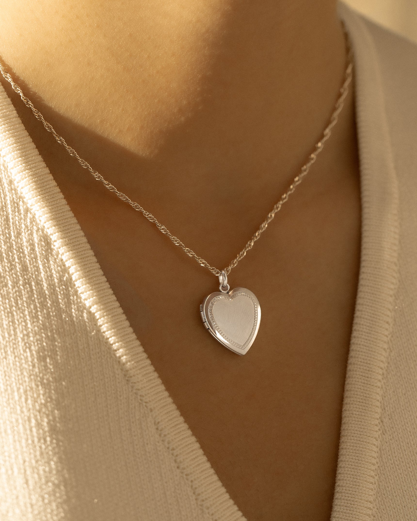 Heart Silhouette Locket