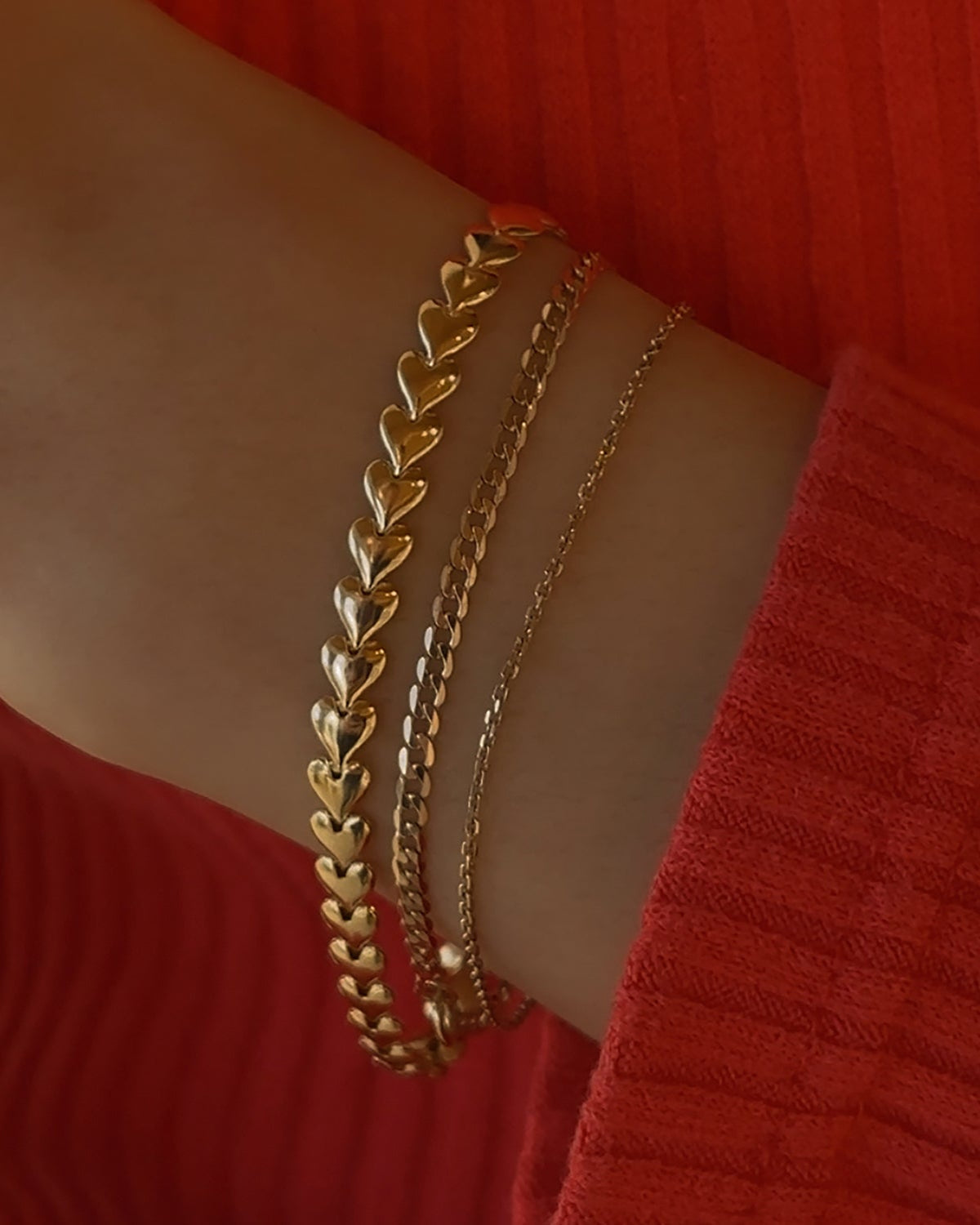 Herringheart Chain Bracelet