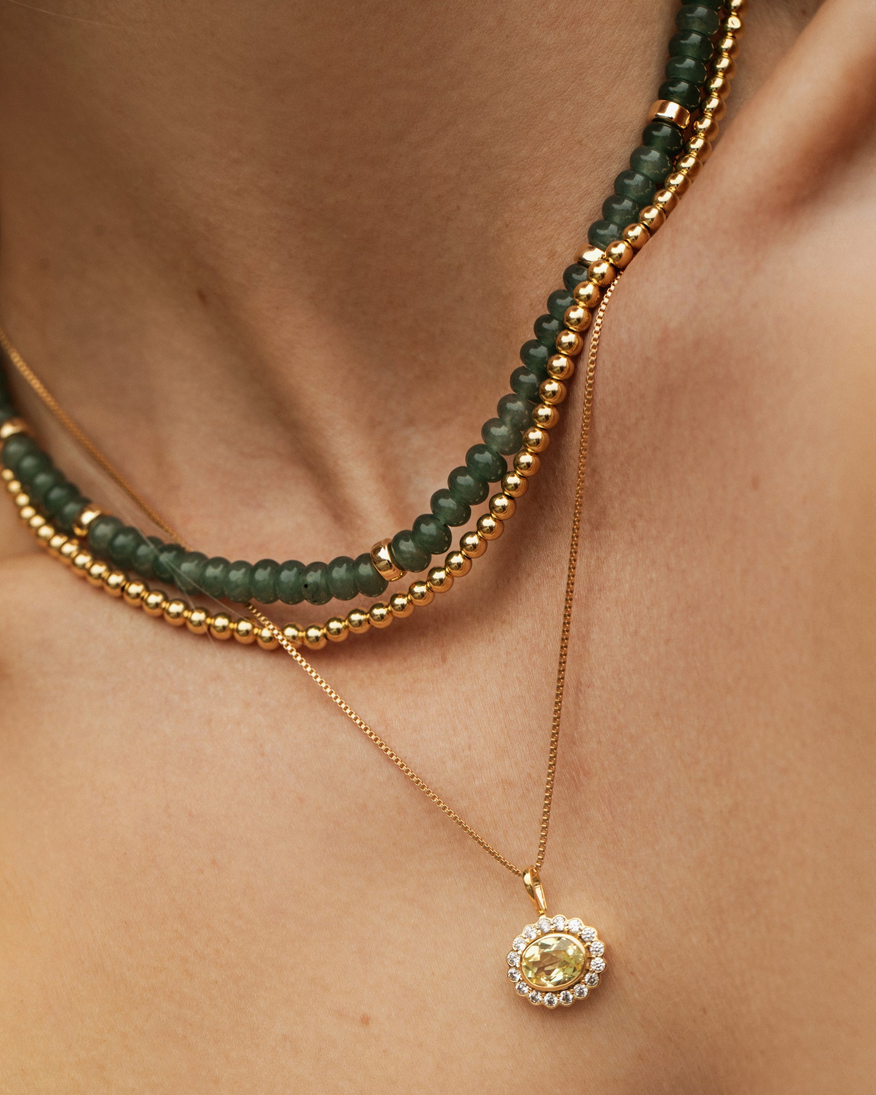 Jade Gemstone Necklace