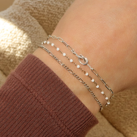 Love Me Knot Bracelet | Silver