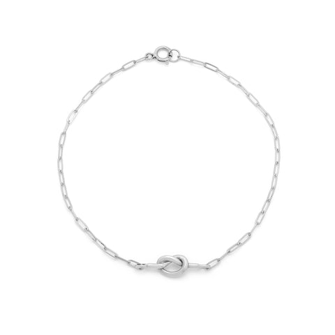 Love Me Knot Bracelet | Silver