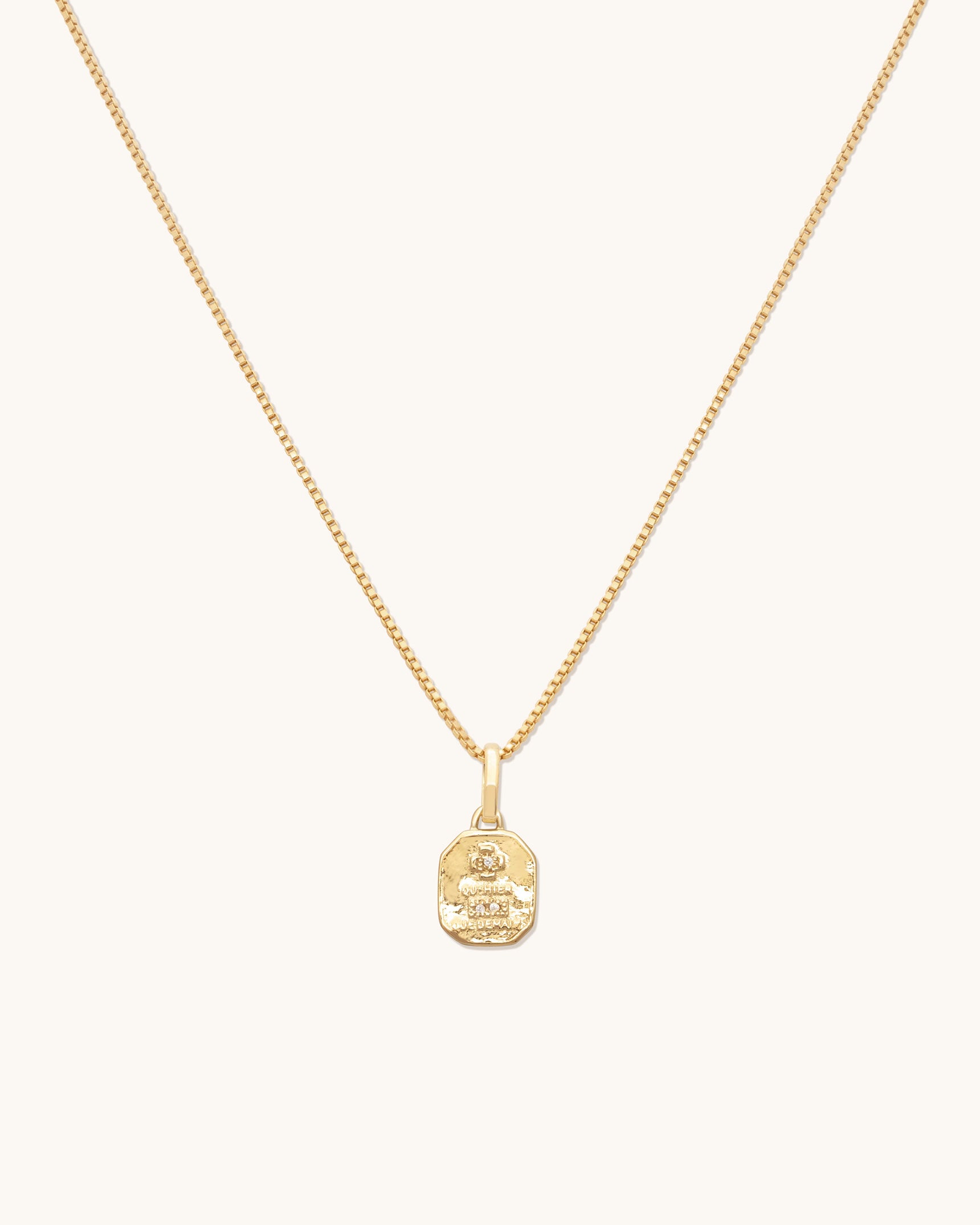 Blue Ruby Gold Vermeil The Perfect Token Of Love Necklace Square