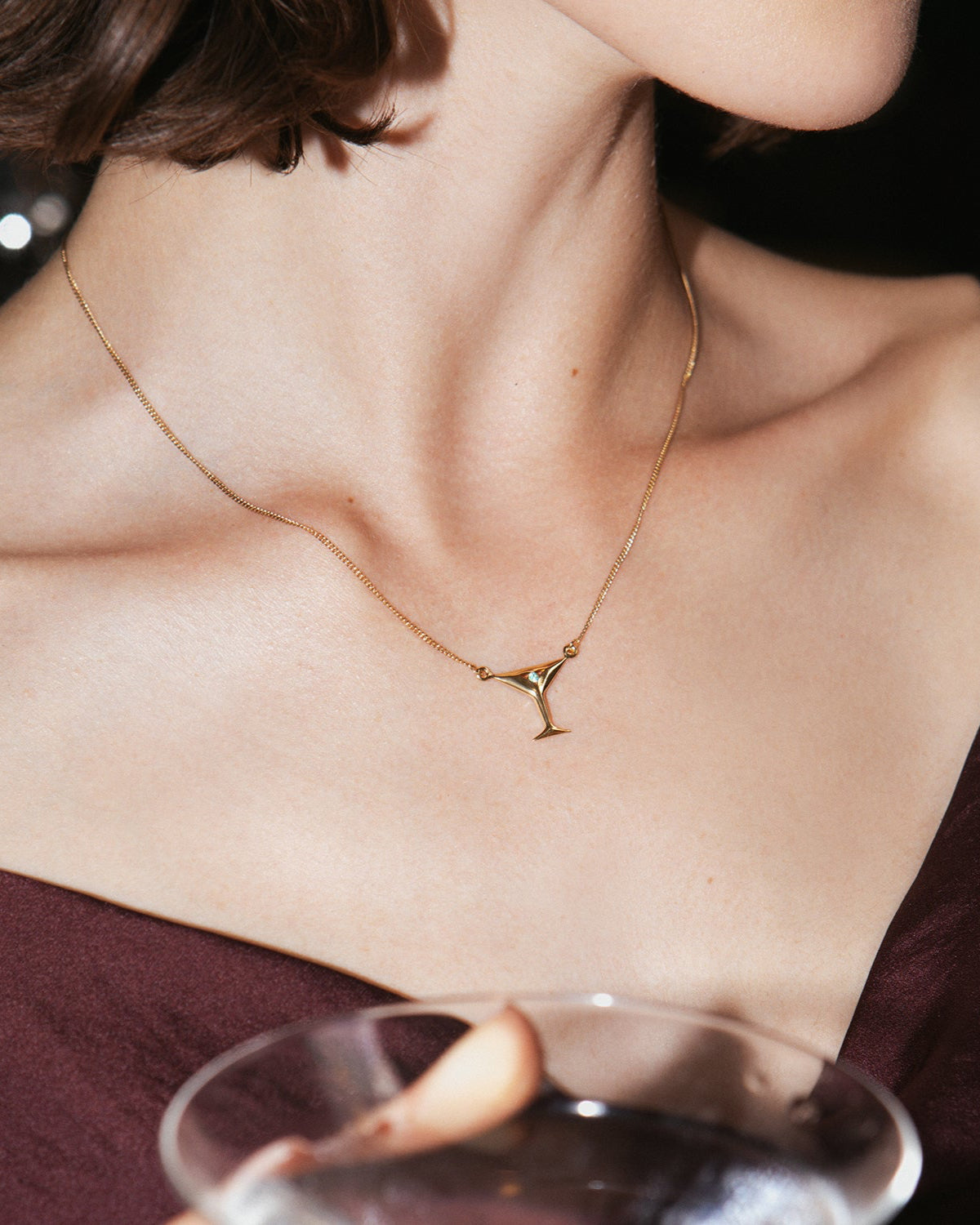 Martini Necklace