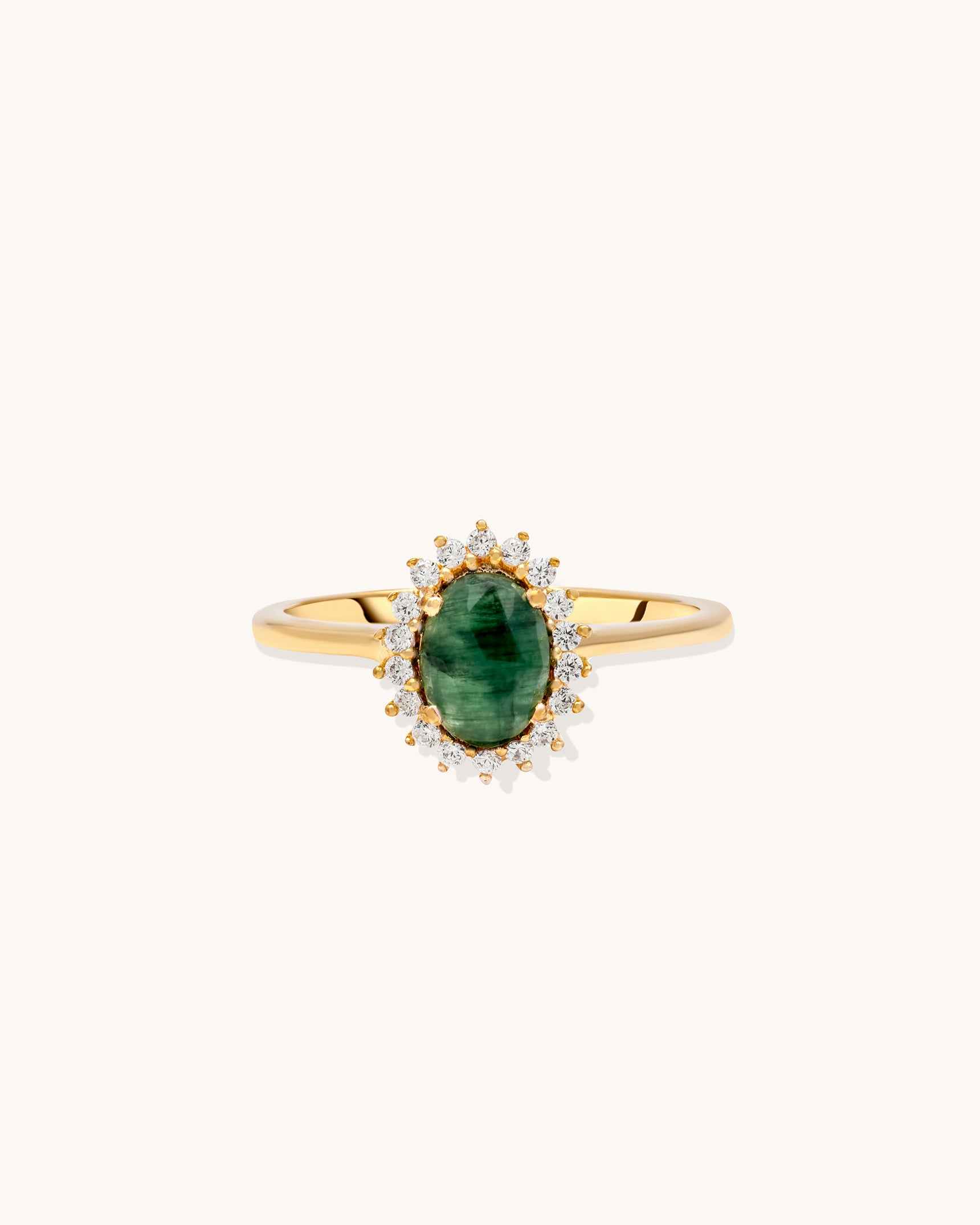 Mini Antiquity Emerald Ring
