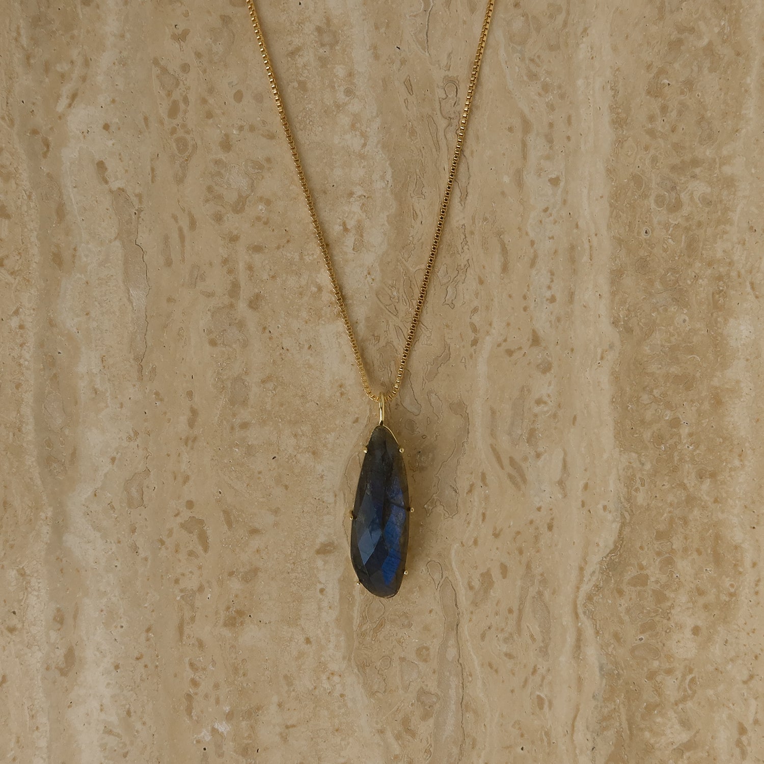 Freeform Labradorite Necklace