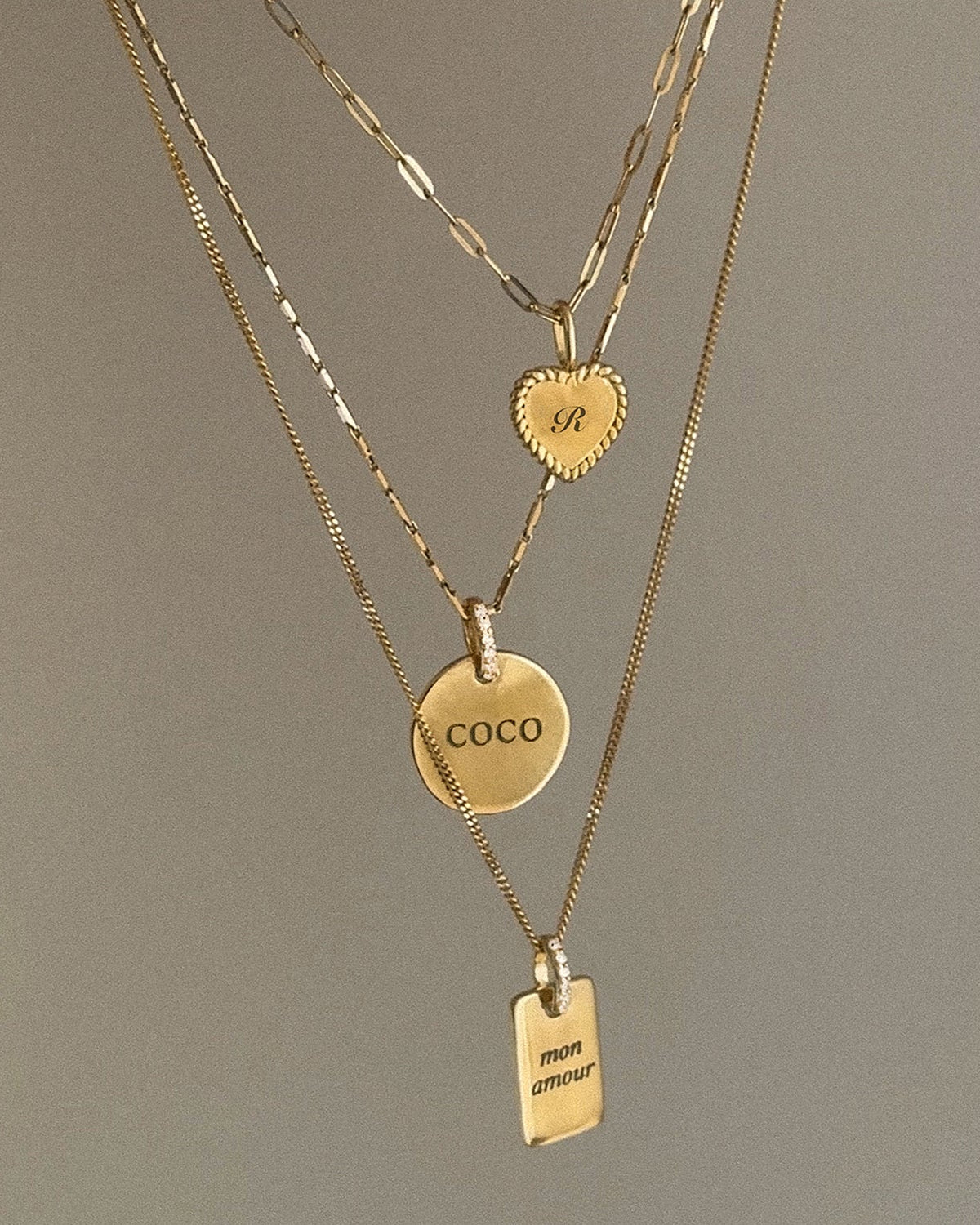 Note Pavé Pendant