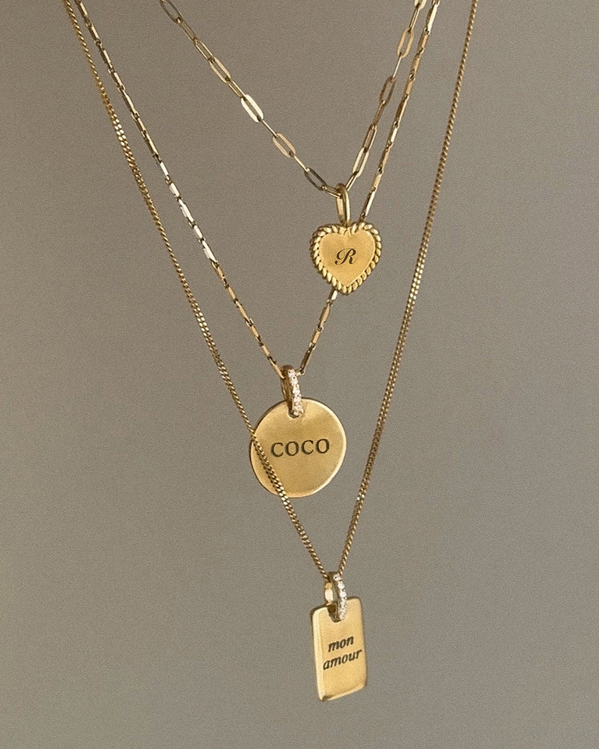 Note Pavé Pendant