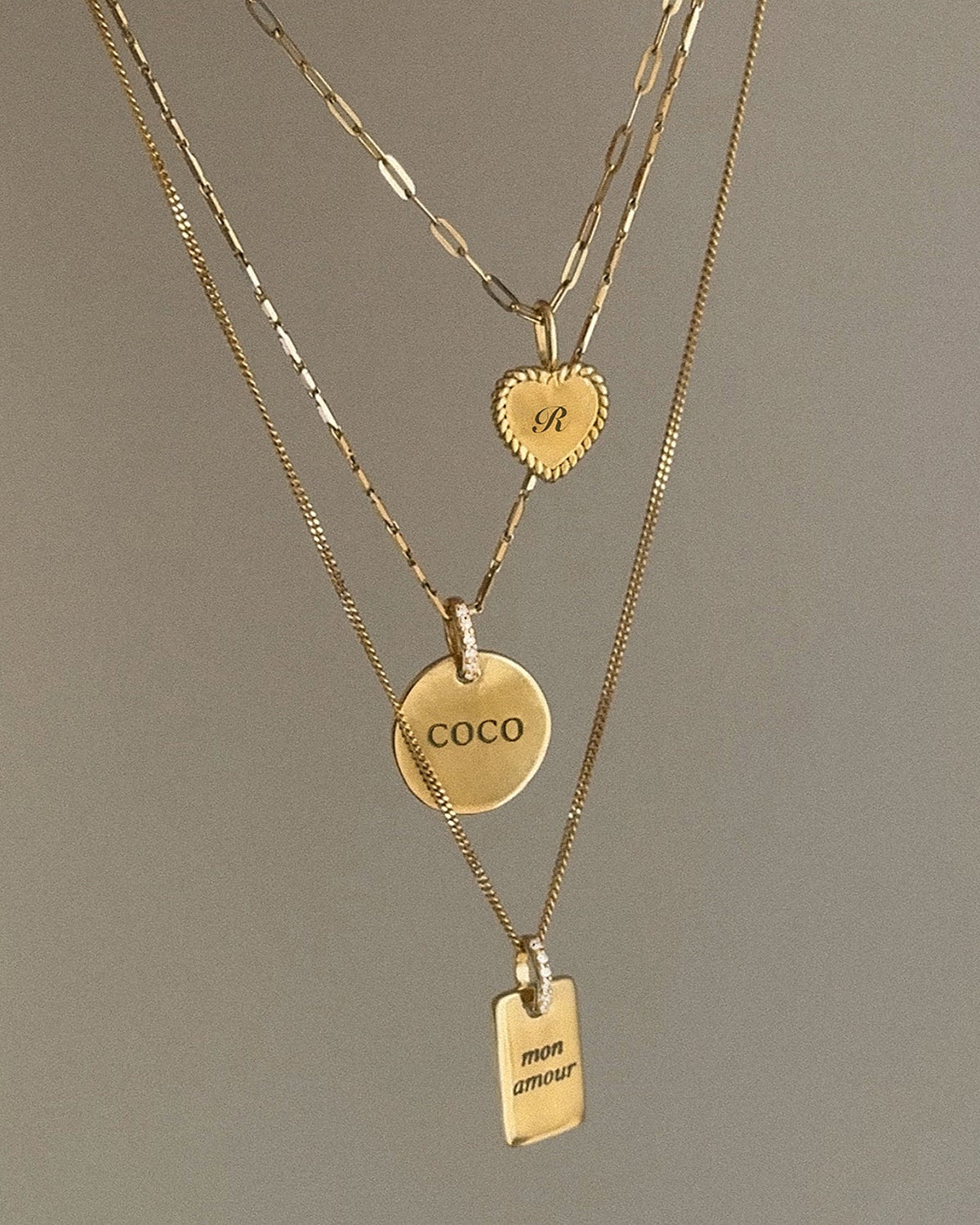 Round Pavé Pendant