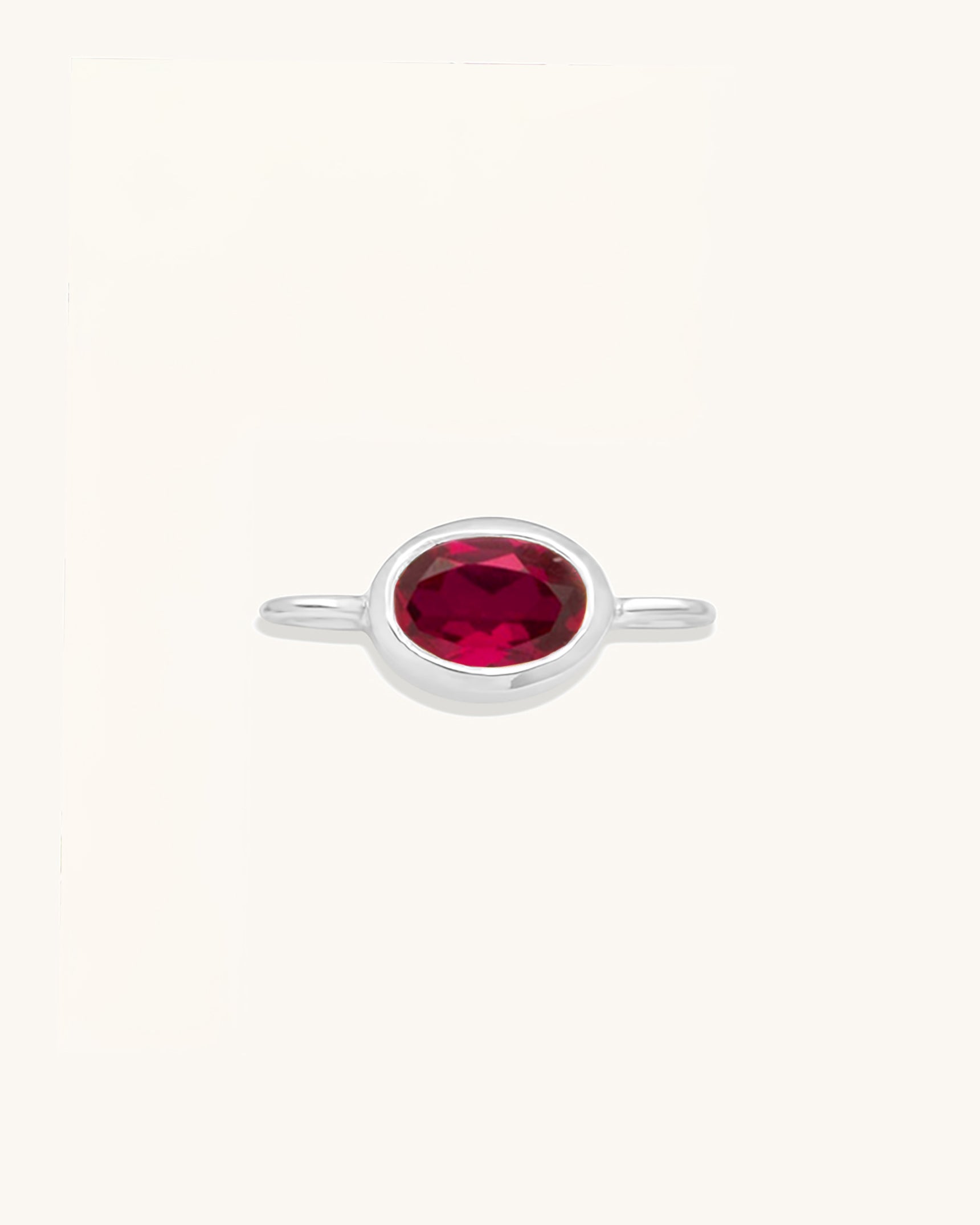 Oval Gemstone Connector